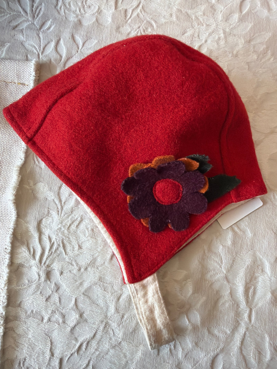 Patouche Felted Flower Bonnet / 3-5