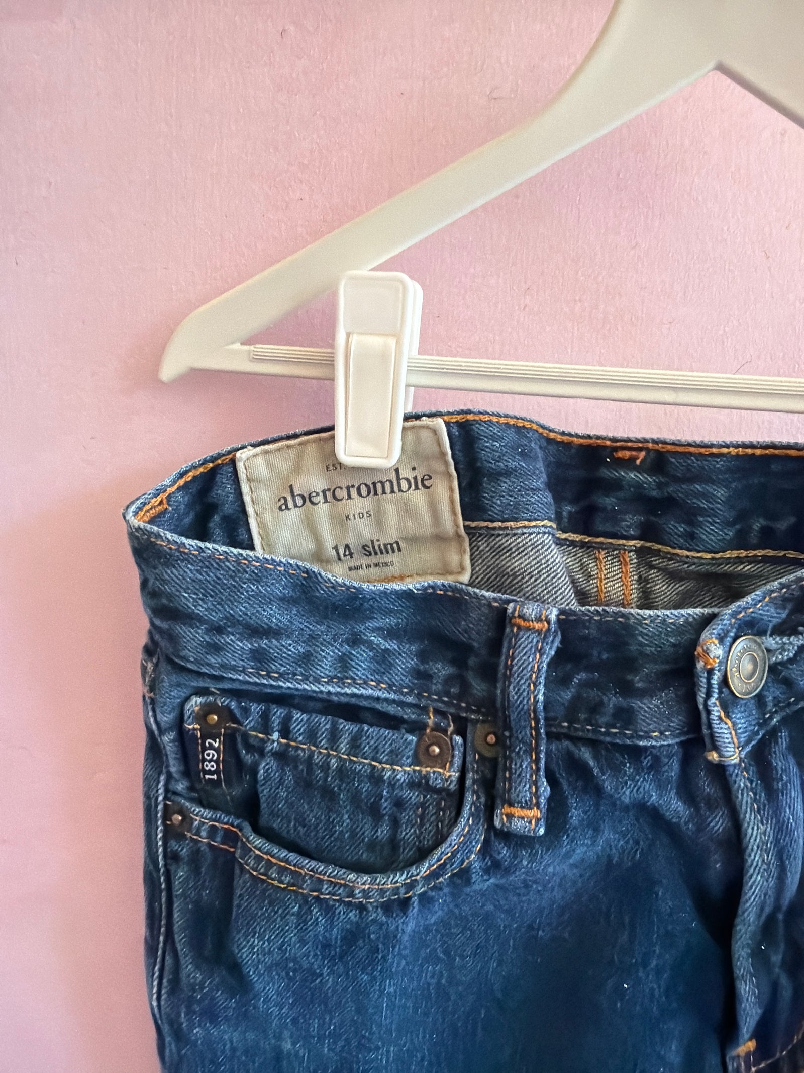 Abercrombie Kids Dark Blue Pants / 14 Slim