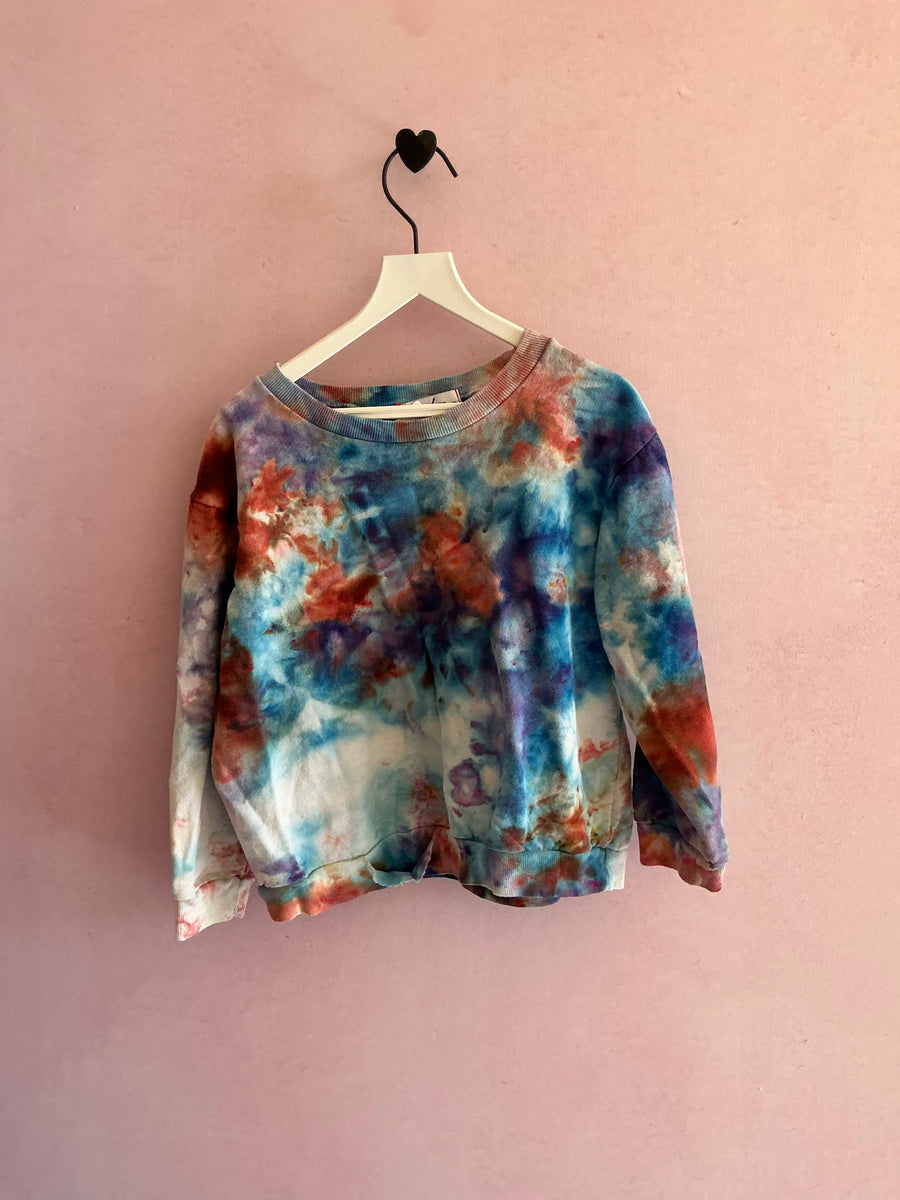 Anna Joyce Hand-Dyed Distressed Tie-Dye Sweatshirt / 5
