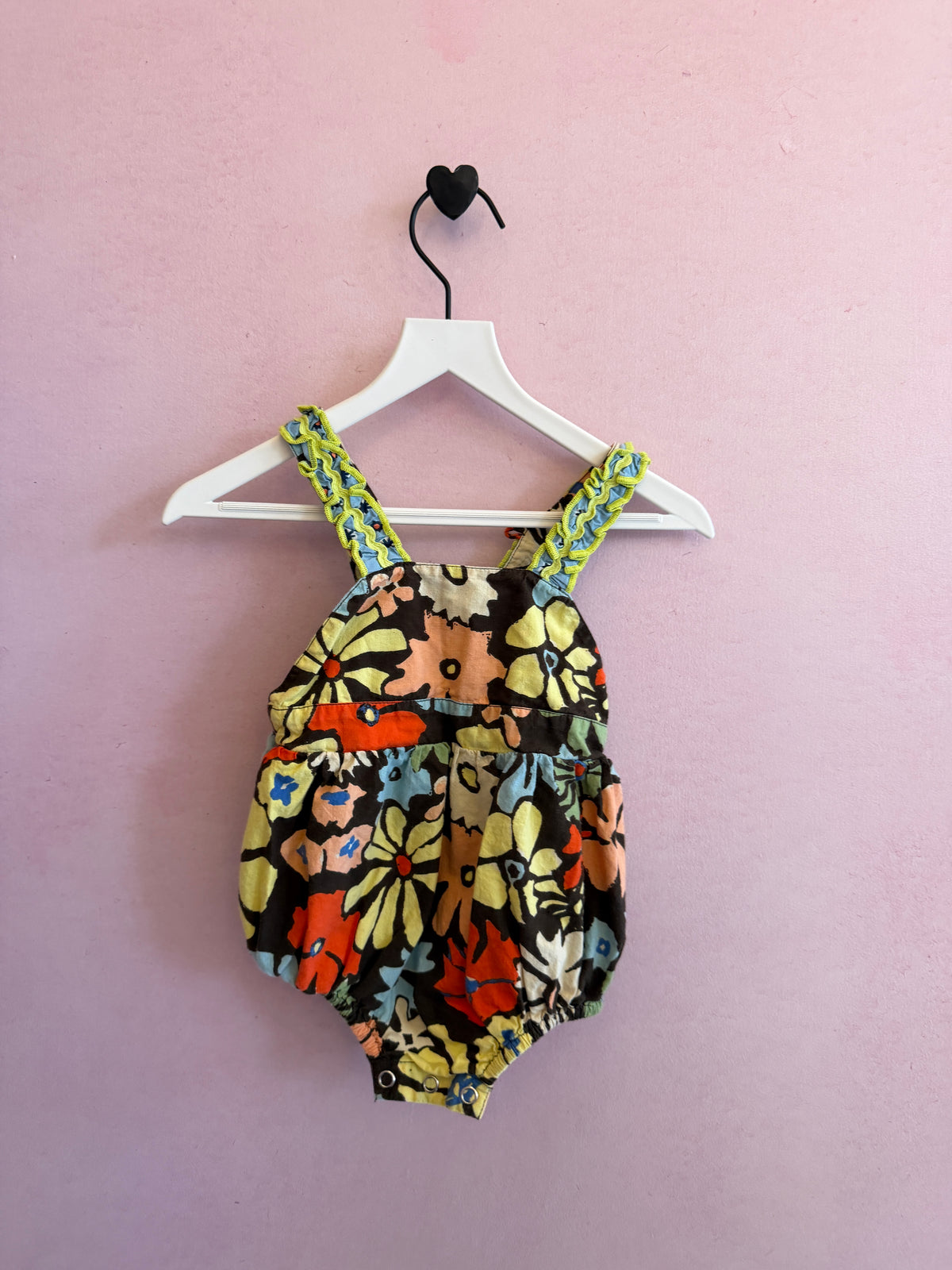 Misha + Puff Floral Bubble Romper / 0-6 months
