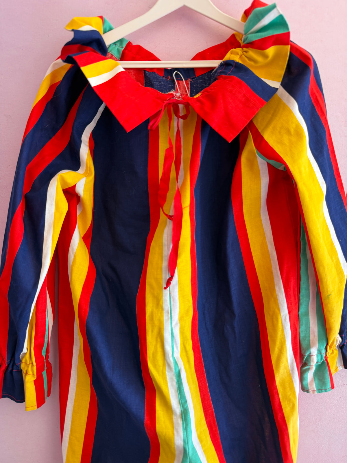 Kids Handmade Vintage Clown Costume / M