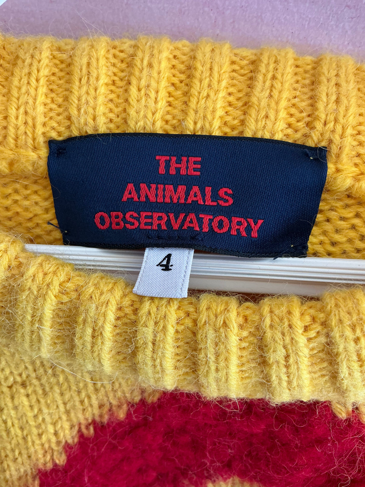 The Animals Observatory Bull Kids Sweater Yellow / 4