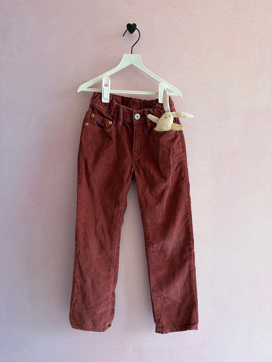 Gap Kids Rust Corduroy Pants / 6