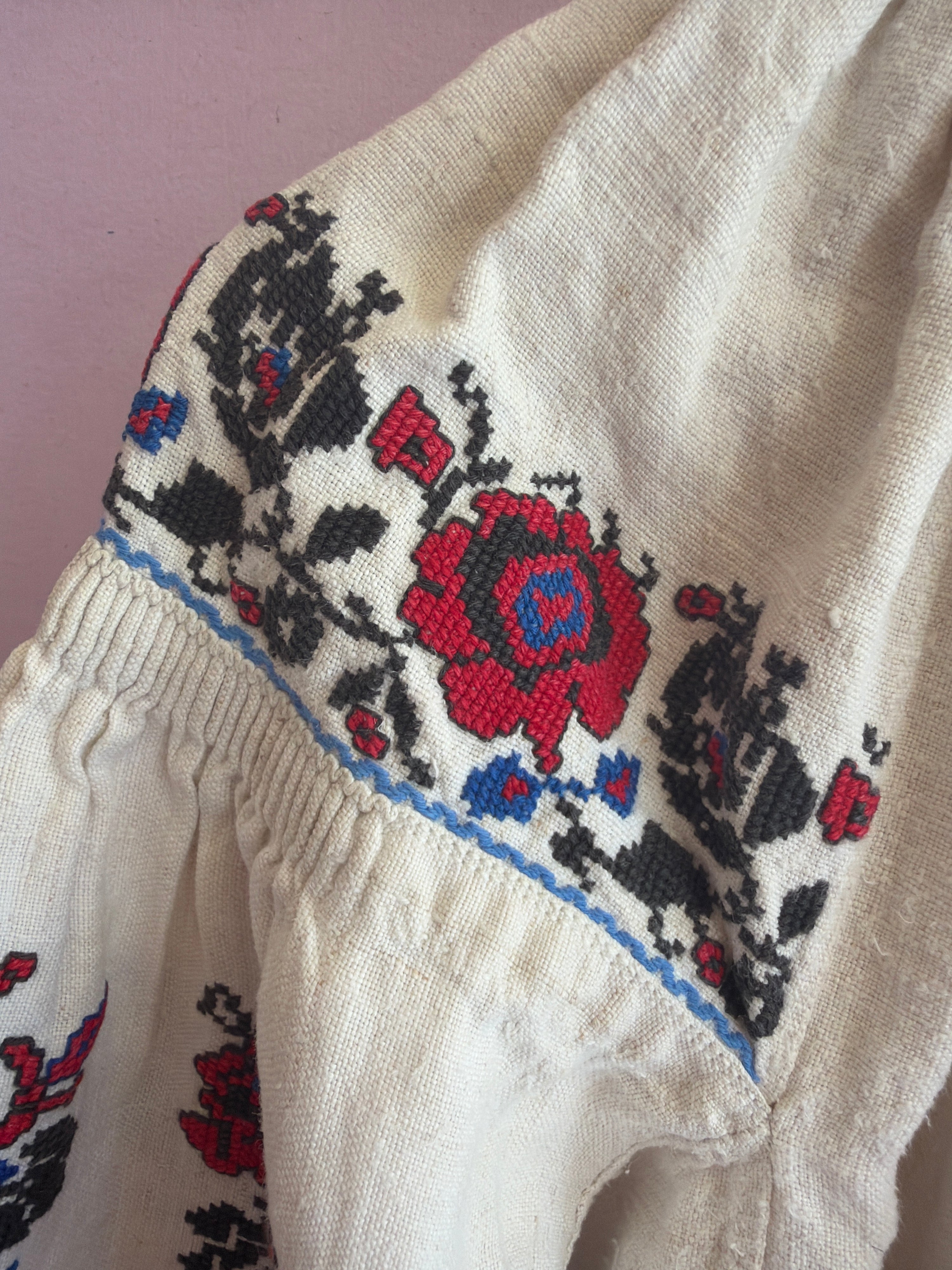 vintage Ukrainian Vyshyvanka Dress / Women's Small