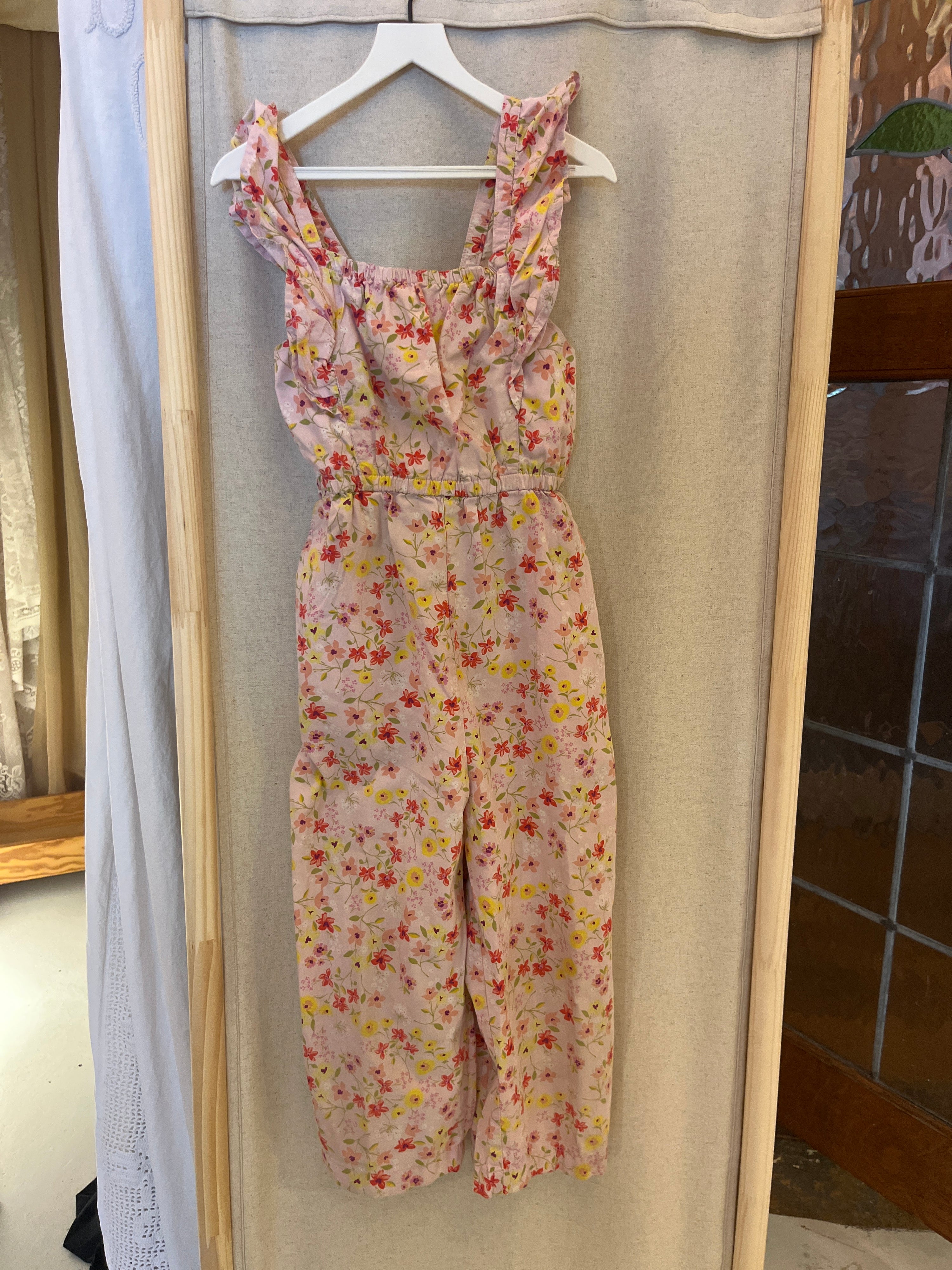 Tea Pink Floral print Playsuit / 6