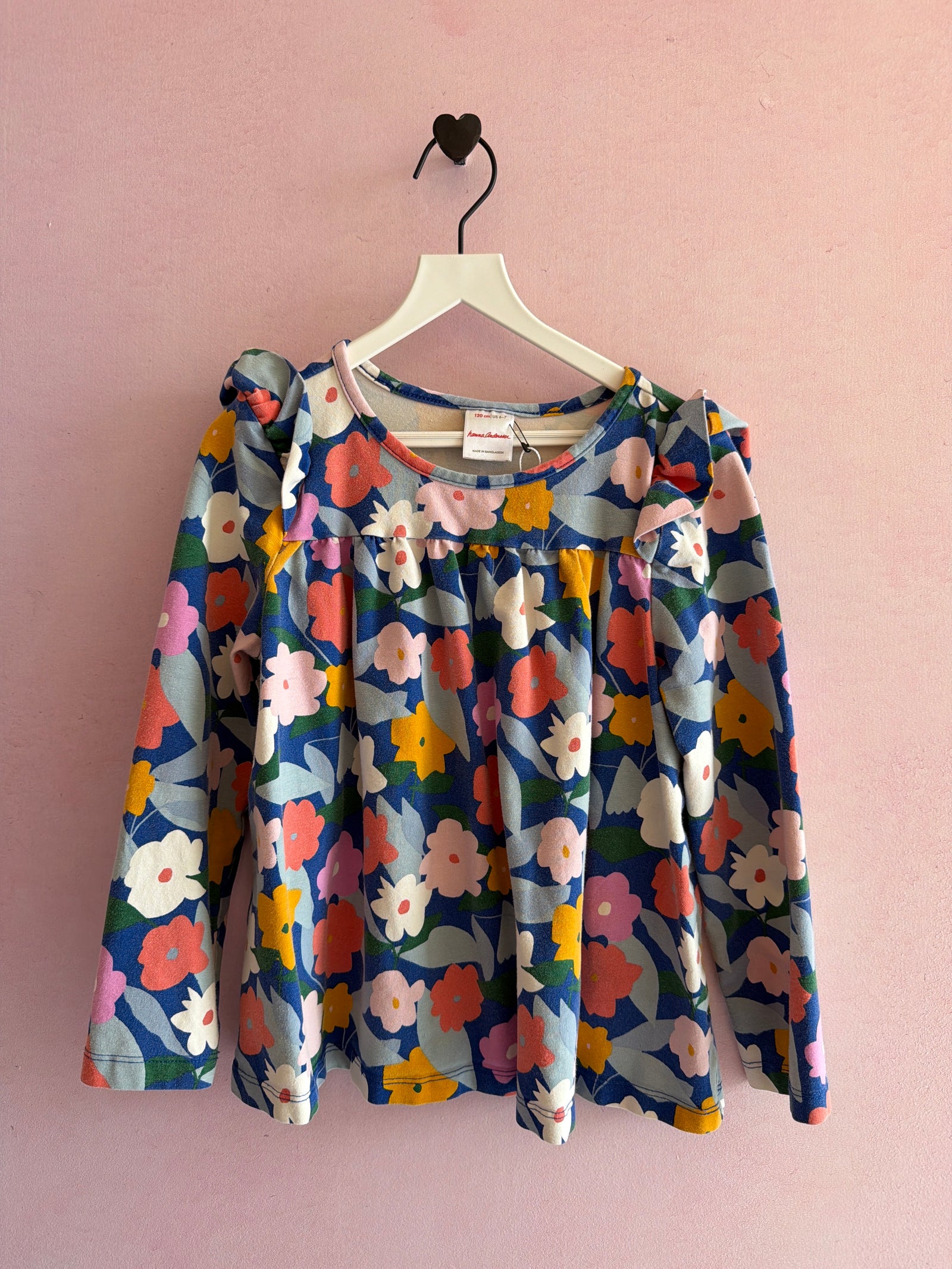 Hanna Andersson Floral Long Sleeve Top /