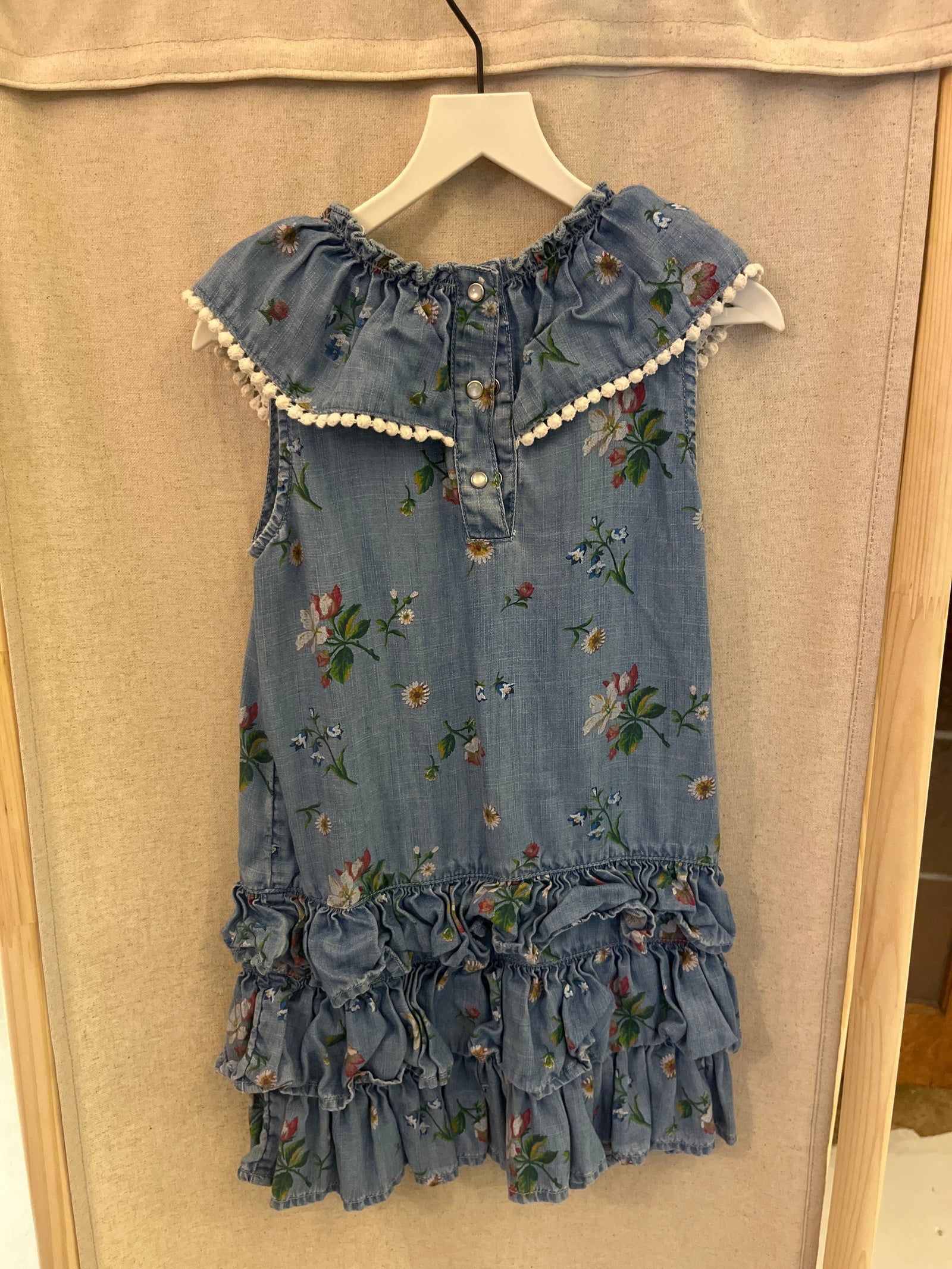 Blu & Blue New York Painted Flowers Dress / 4T