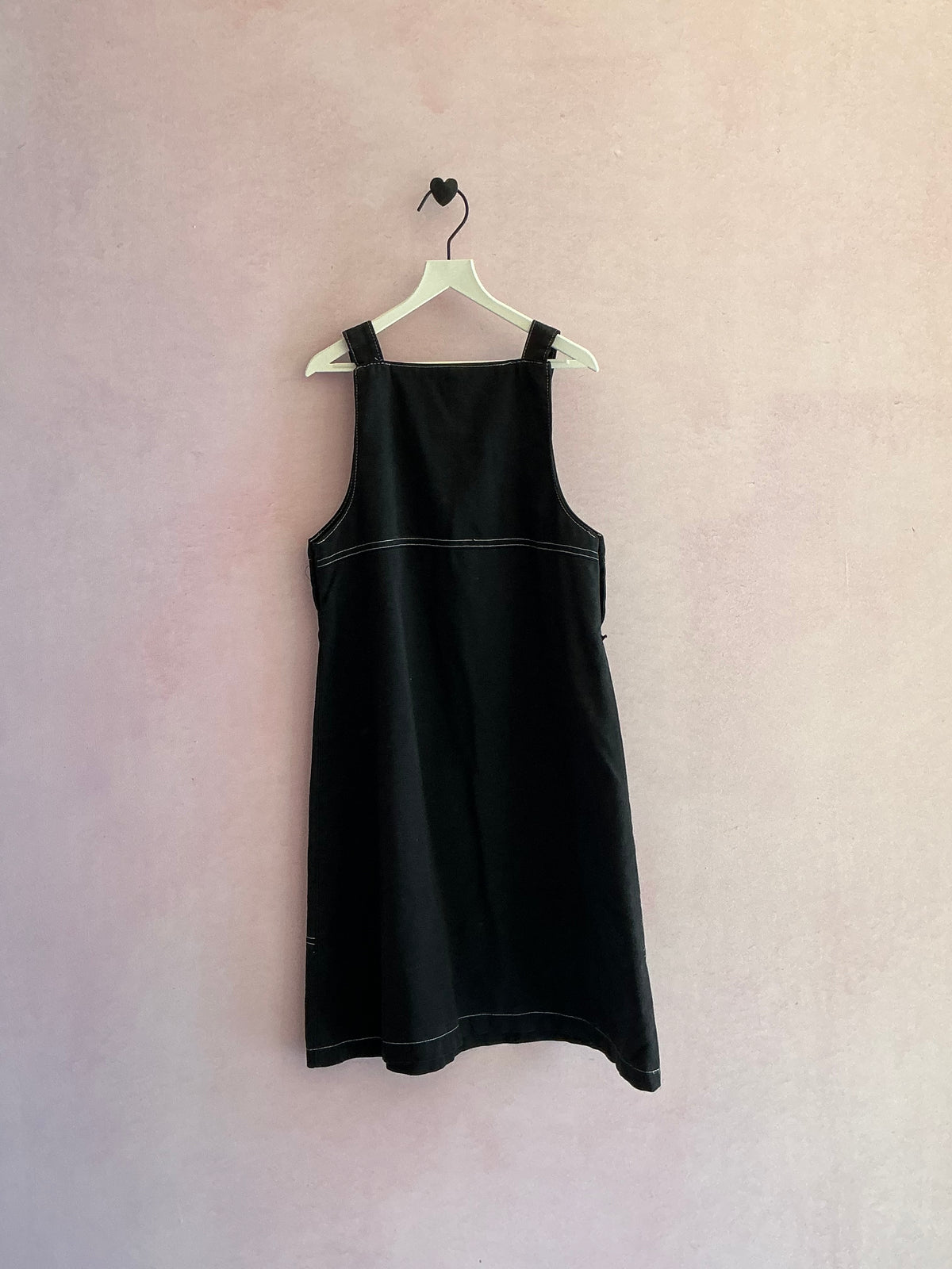 vintage French Un Deux Trois 90s contrast stitch Dress / 8