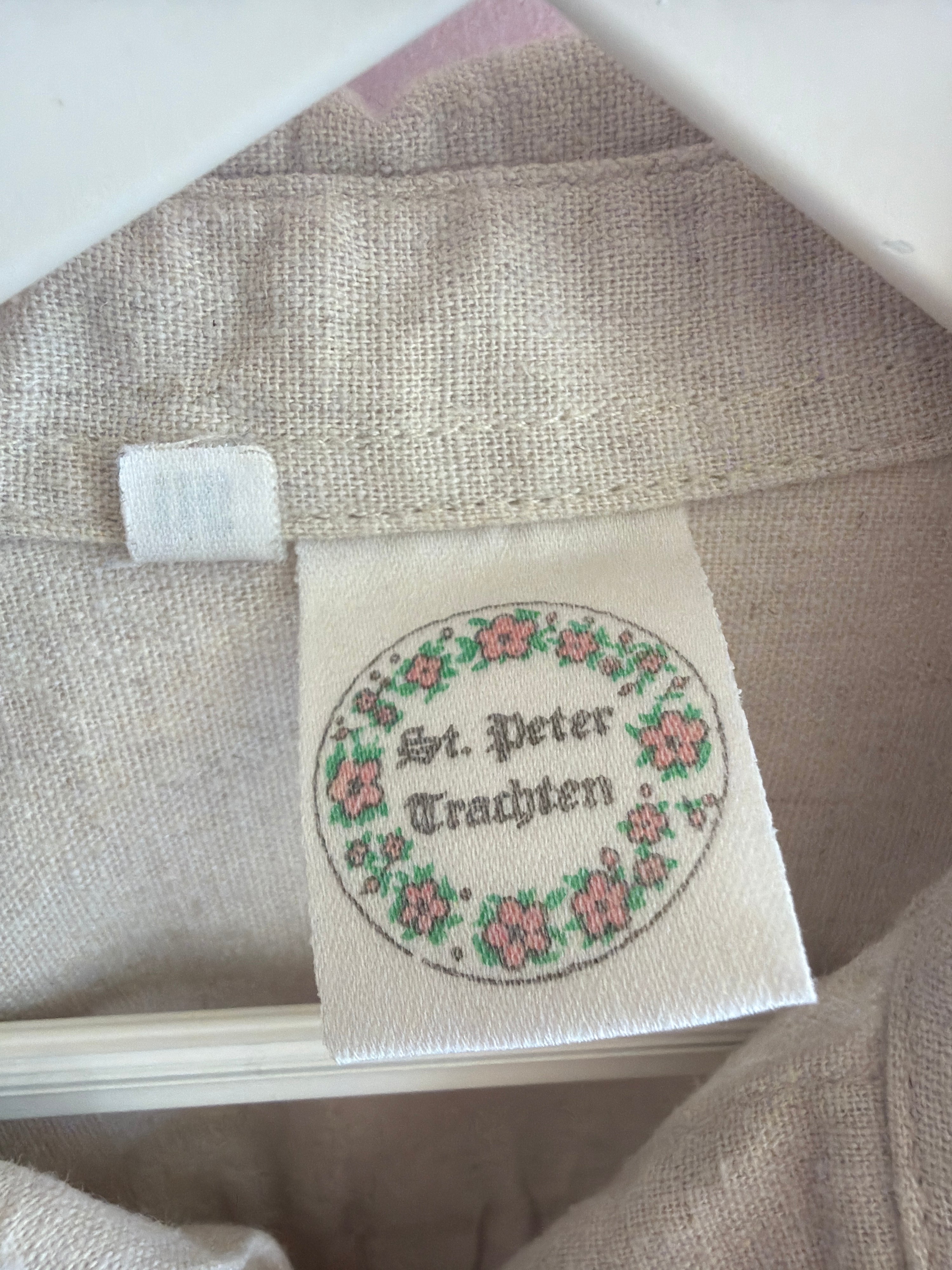 vintage German St. Peter natural Trachten Shirt / 5