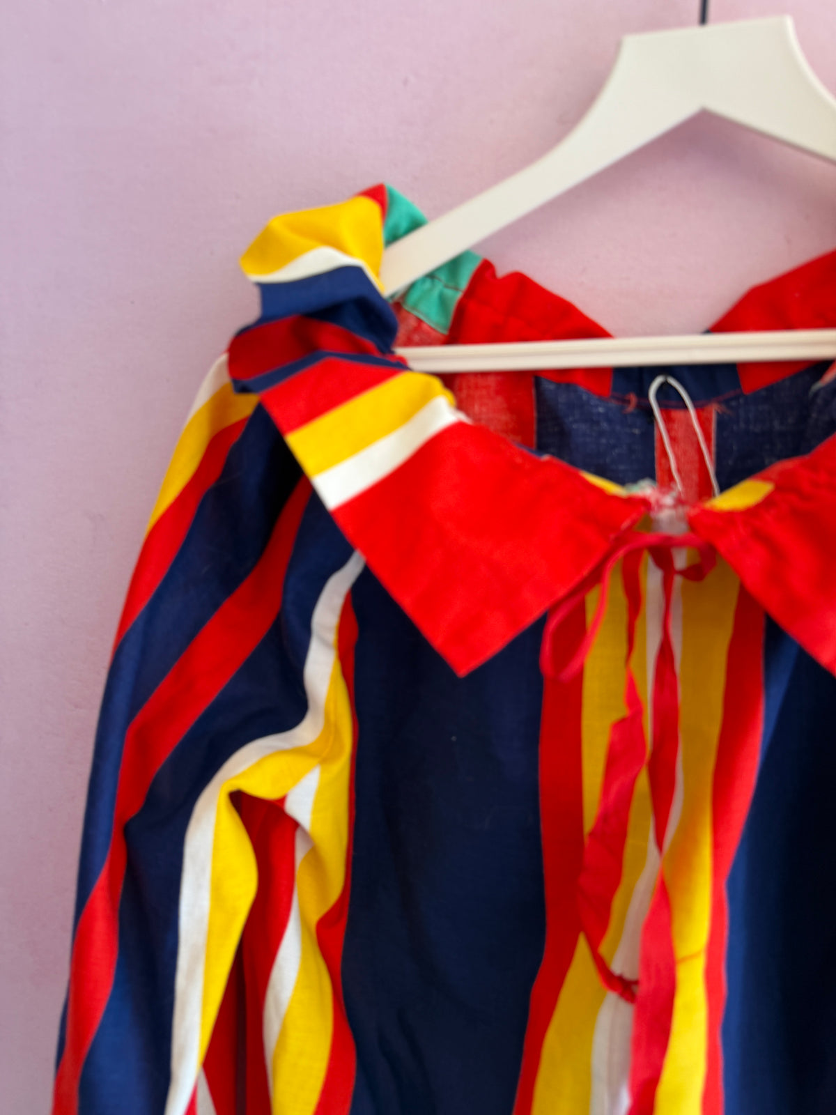 Kids Handmade Vintage Clown Costume / M