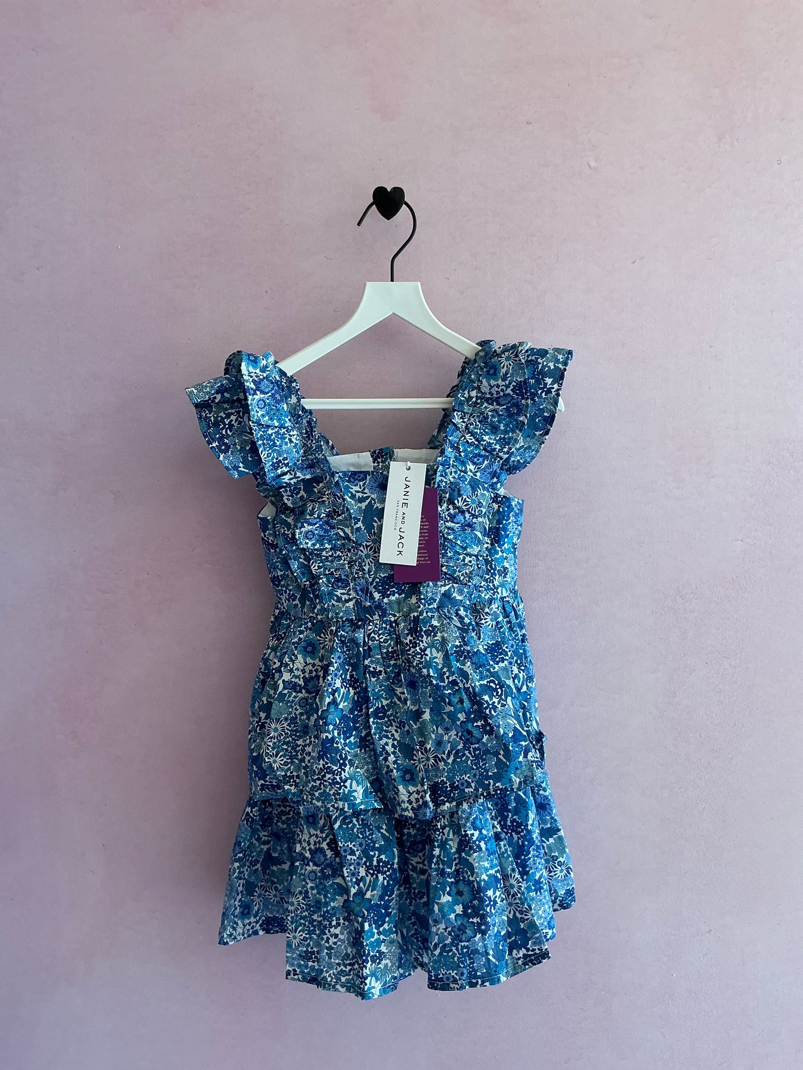 NWT Janie and Jack Blue Liberty Print Dress / 3