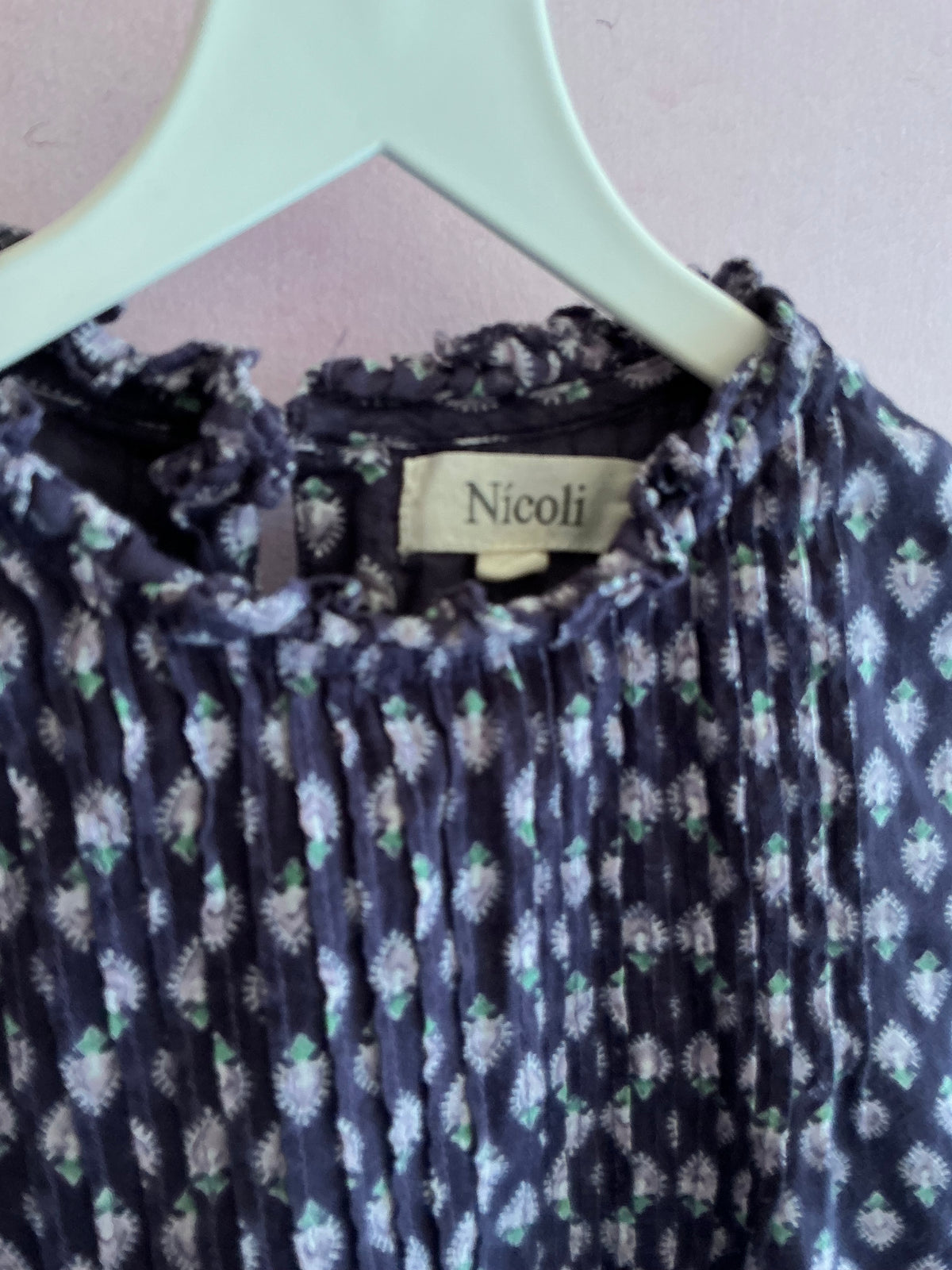 Nicoli Berry Block Print Tunic / 8