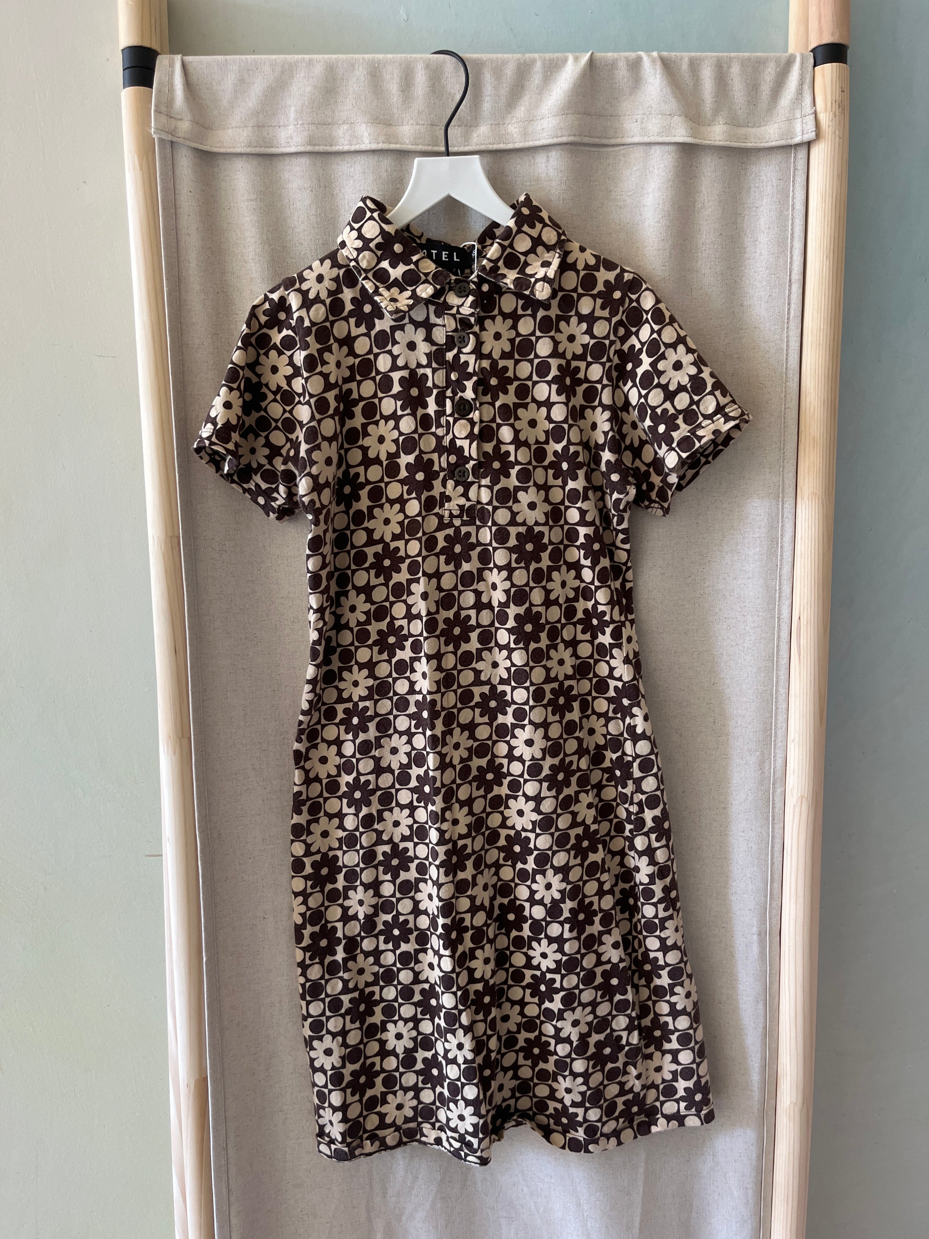 Motel Rocks Polo Flower Dress / 6-7