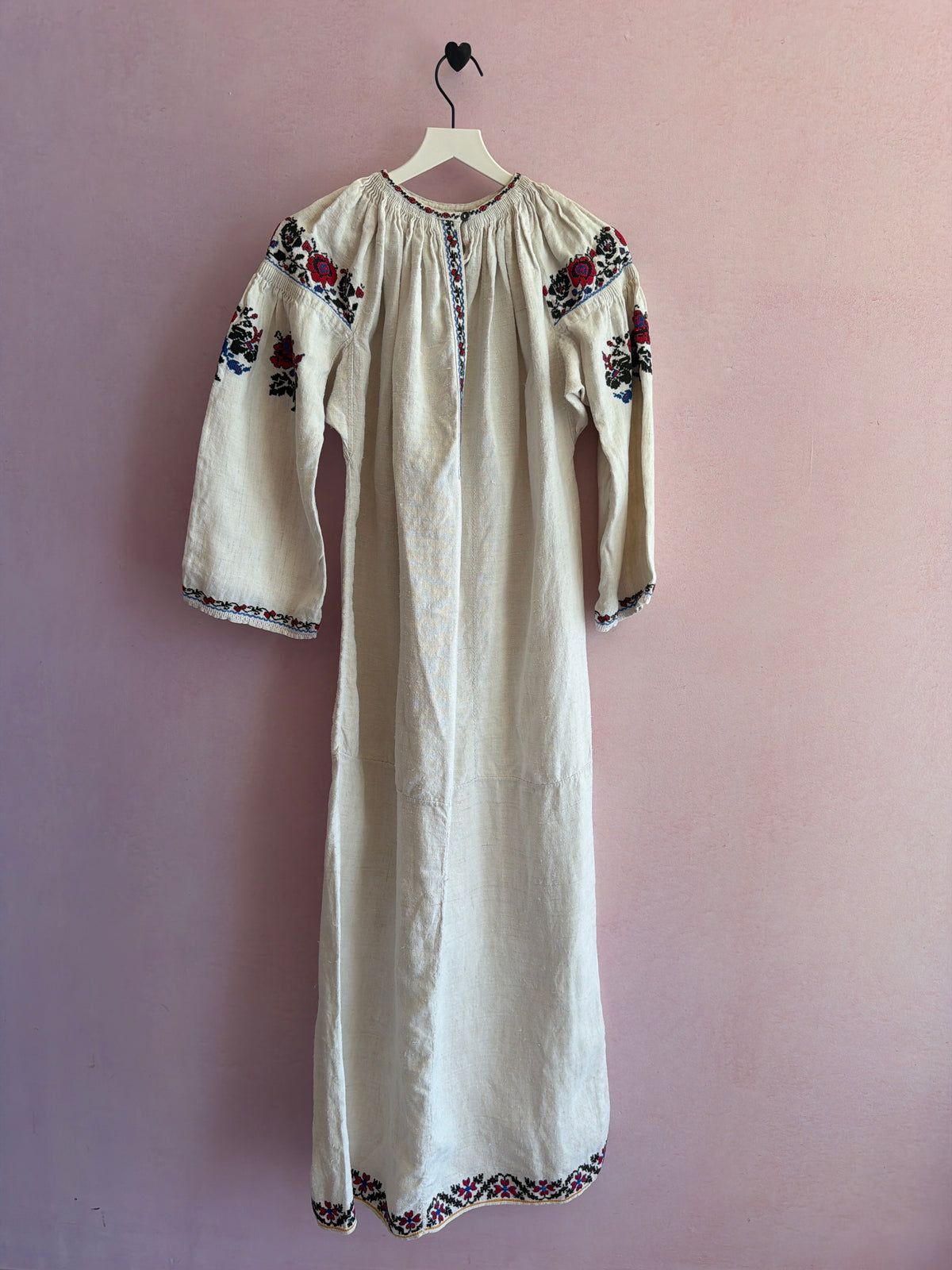 vintage Ukrainian Vyshyvanka Dress / Women's Small