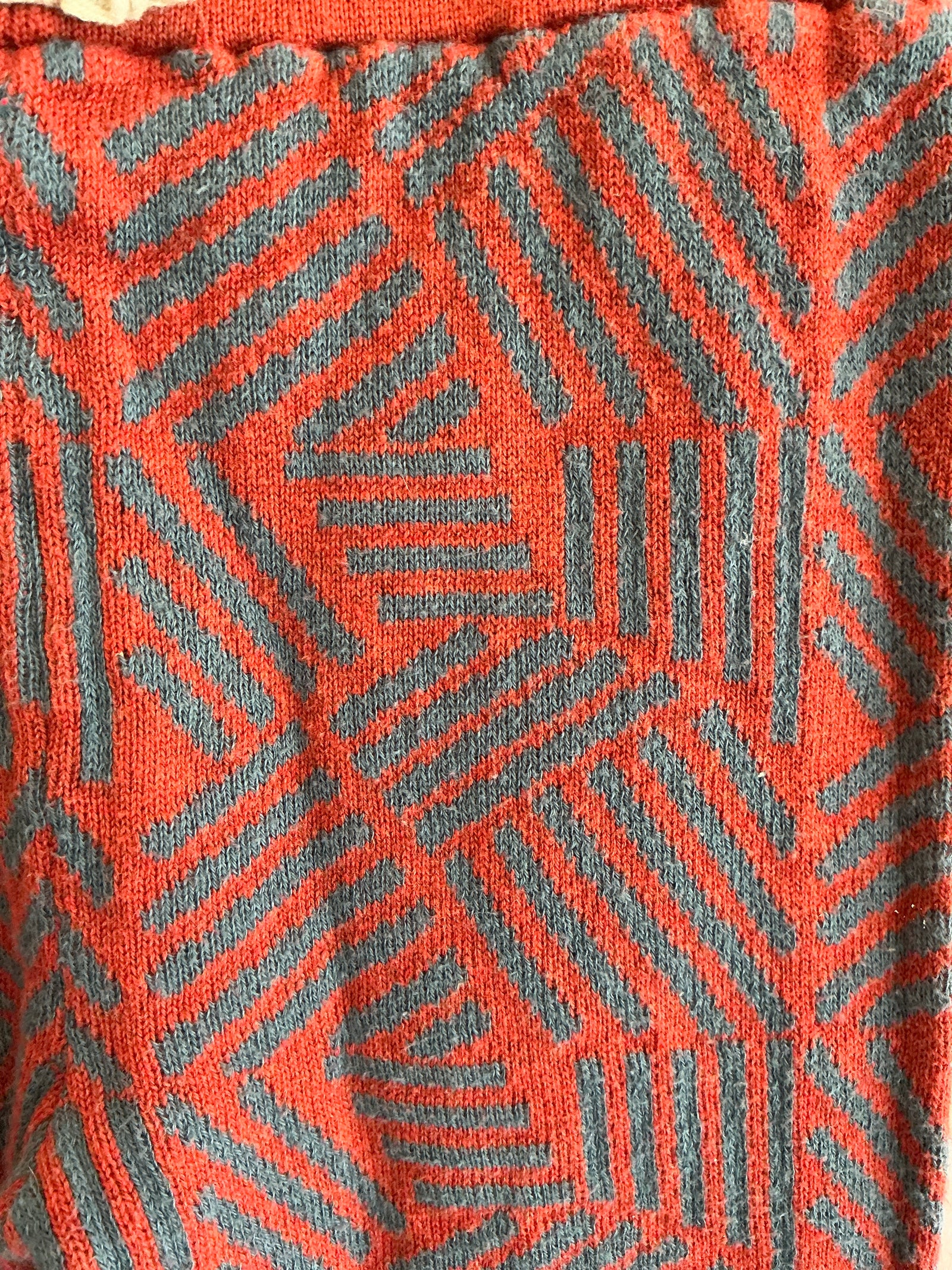 micael greg kids Rust Blue Herringbone pants / 2T