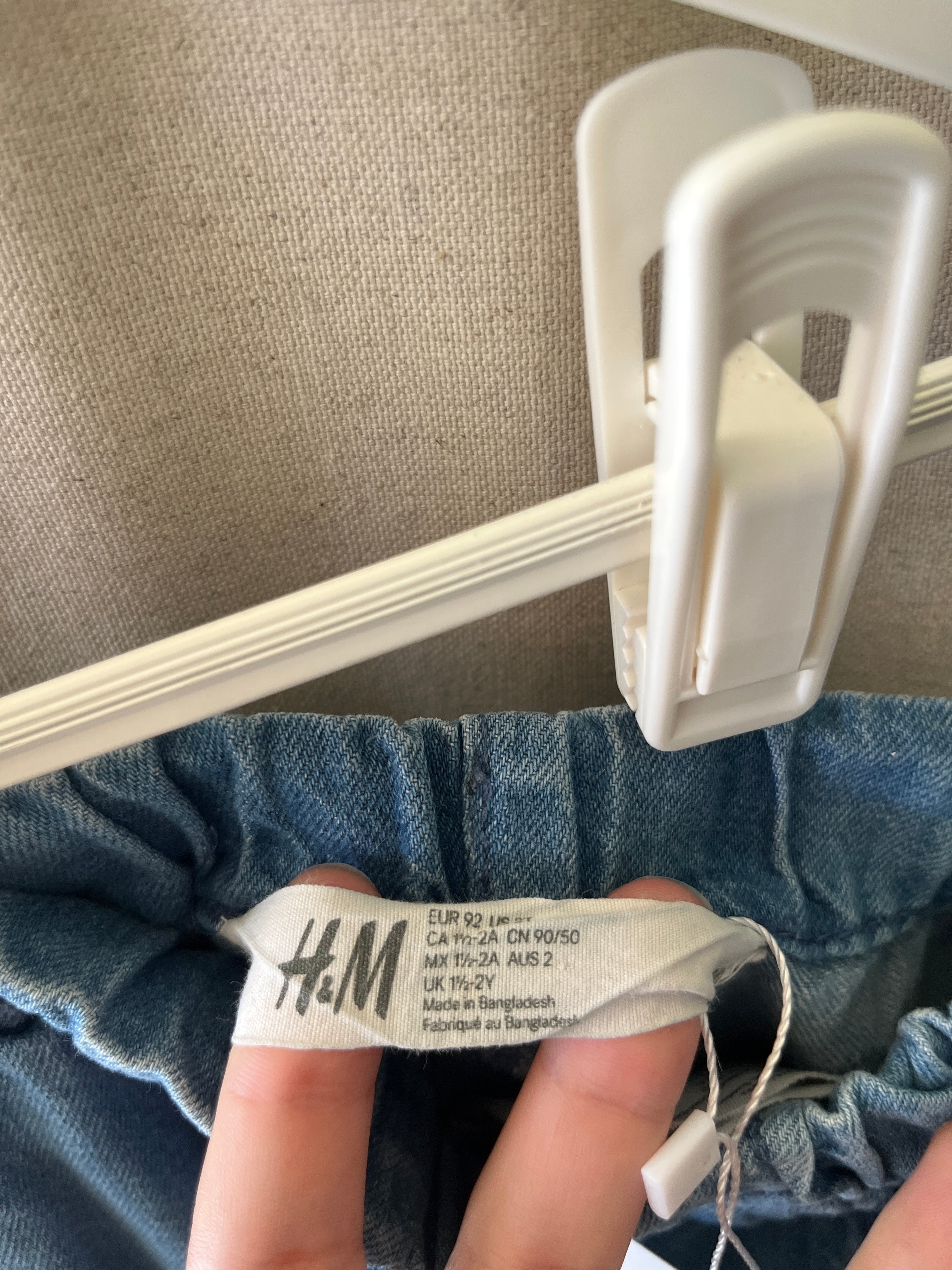 H&M Light Blue Pants / 1-2 Years