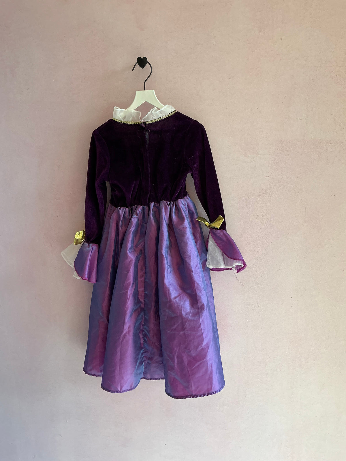 homemade Purple and Gold Princess Dress Up Costume / 3-4T