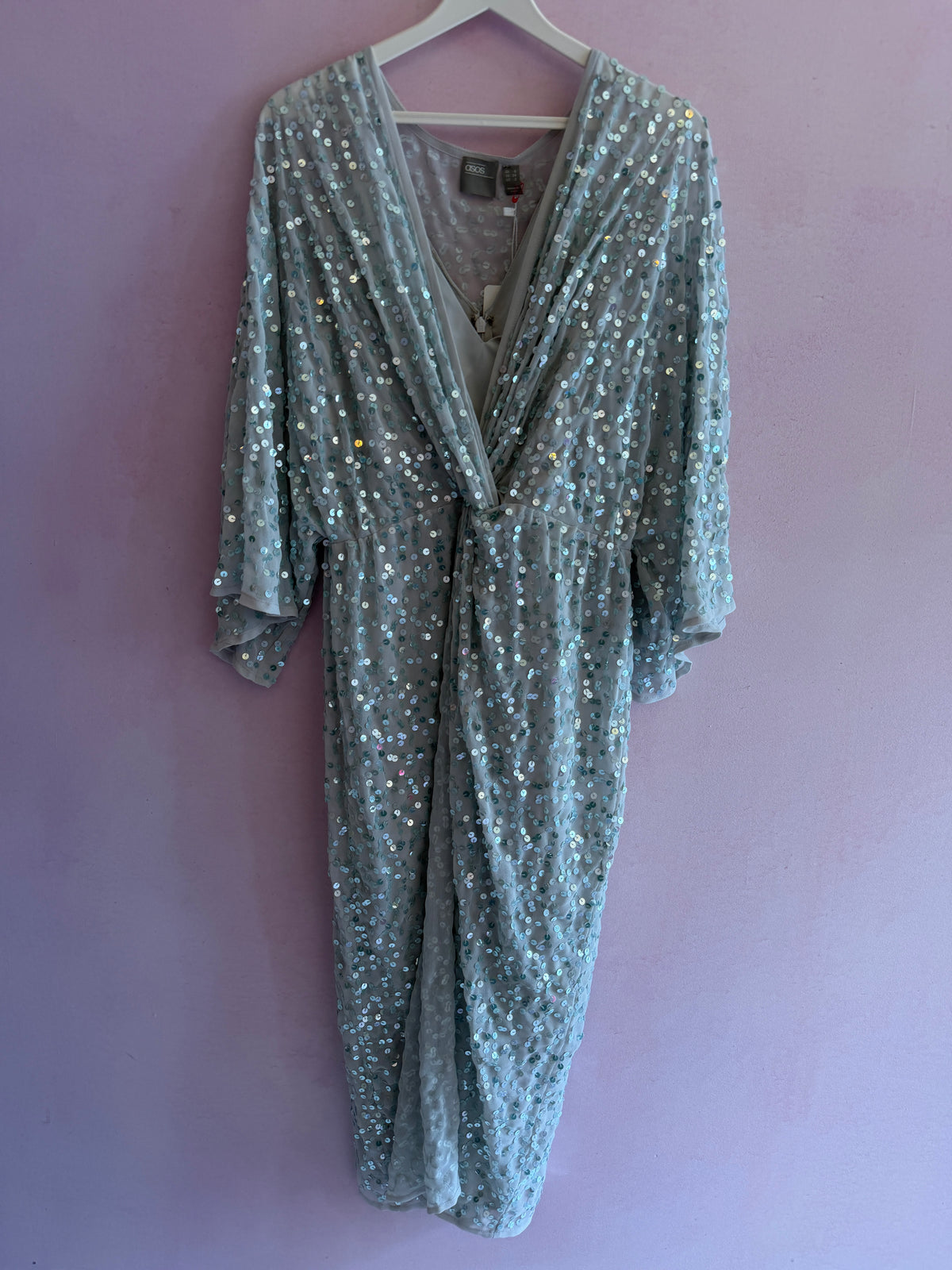 ASOS Silver Sequin Dress / Women's 6