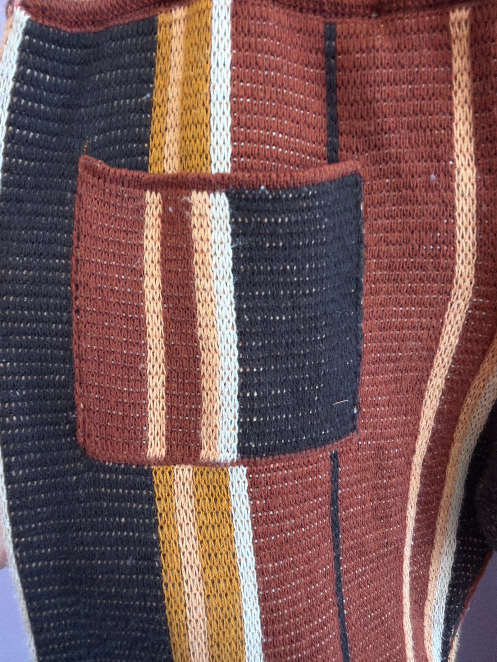 Misha & Puff Brown Orange Stripe Pants / 3-4