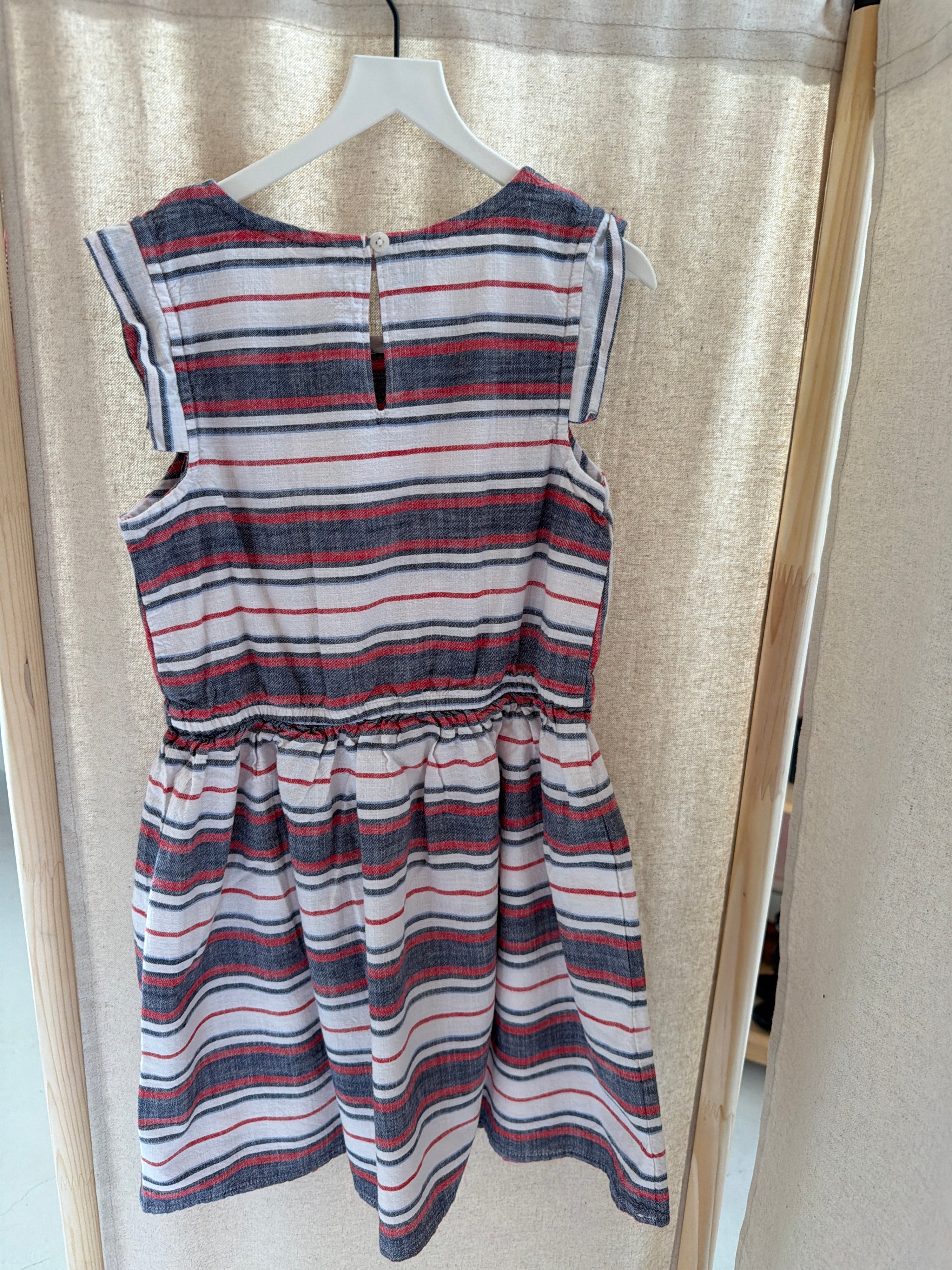 Cherokee Linen Chambray Stripe Dress / 7/8