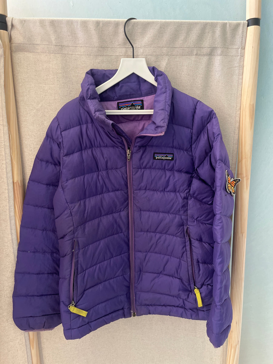 Patagonia Purple Puffer / 7-8 Years (thrashed)