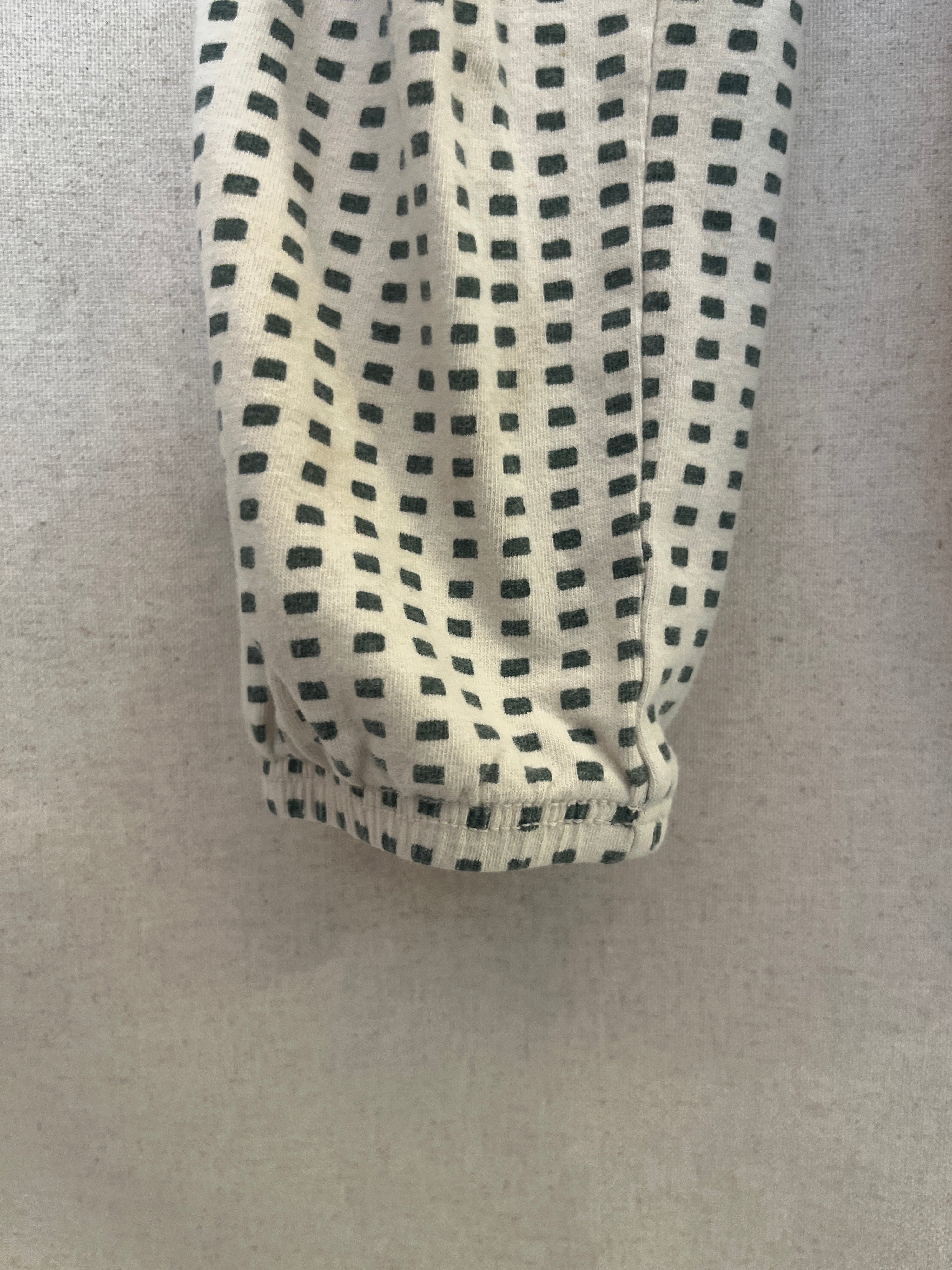 Alice + Ames White and Green Pattern Jumpsuit / 6