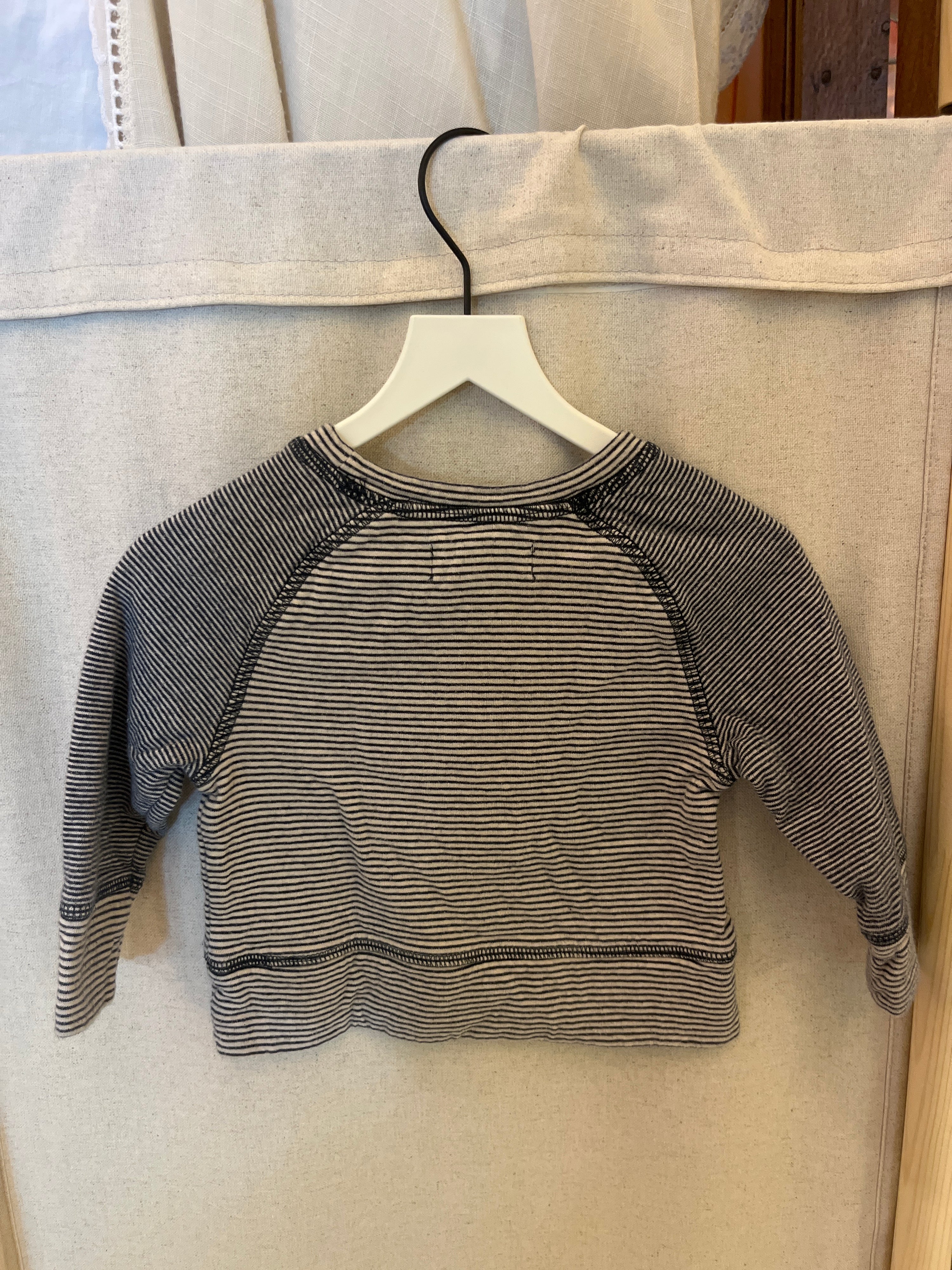 Pehr Navy Stripe Sweater / 9-12 months