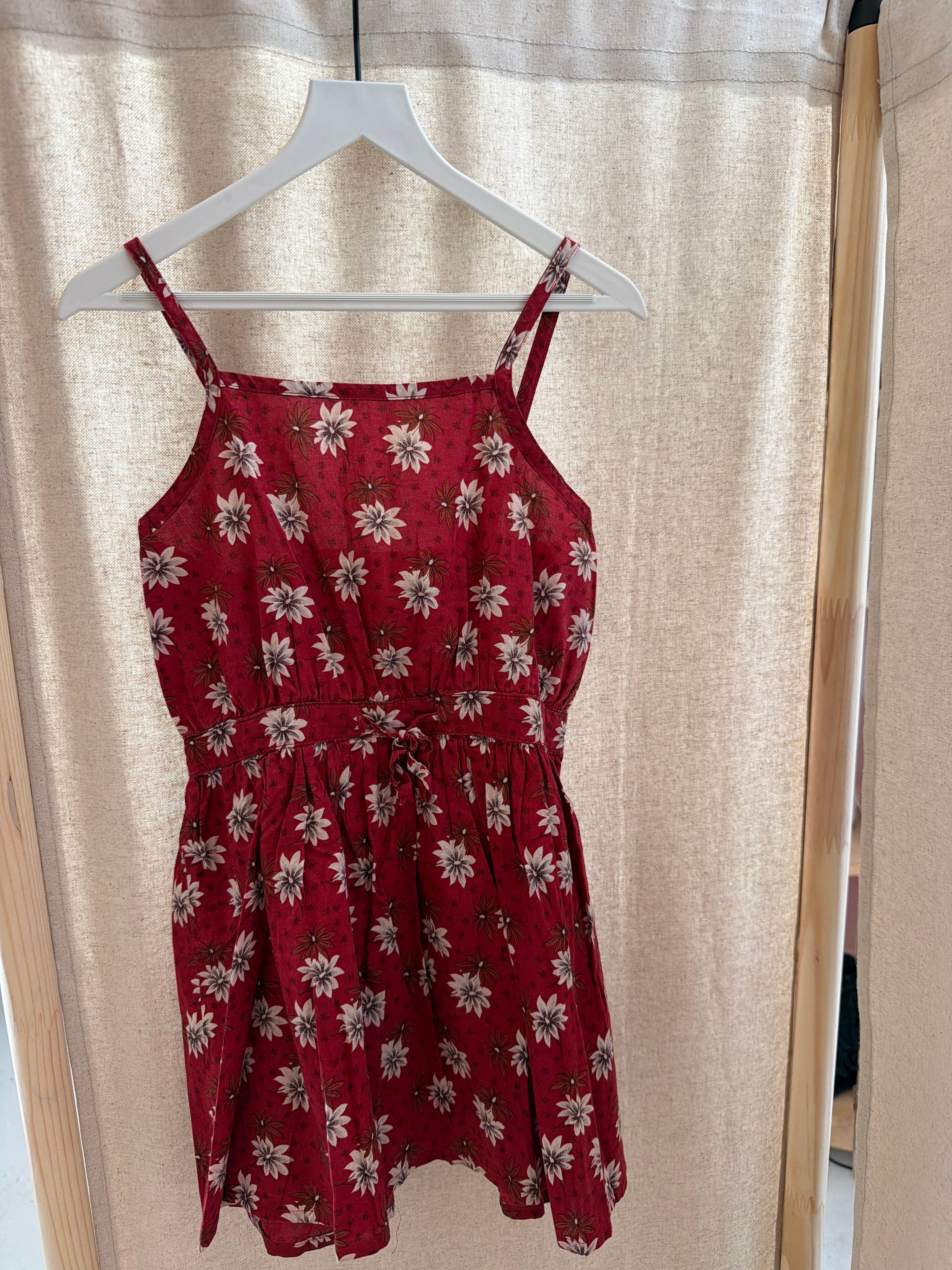 monoprix Red Daisy Dress / 4