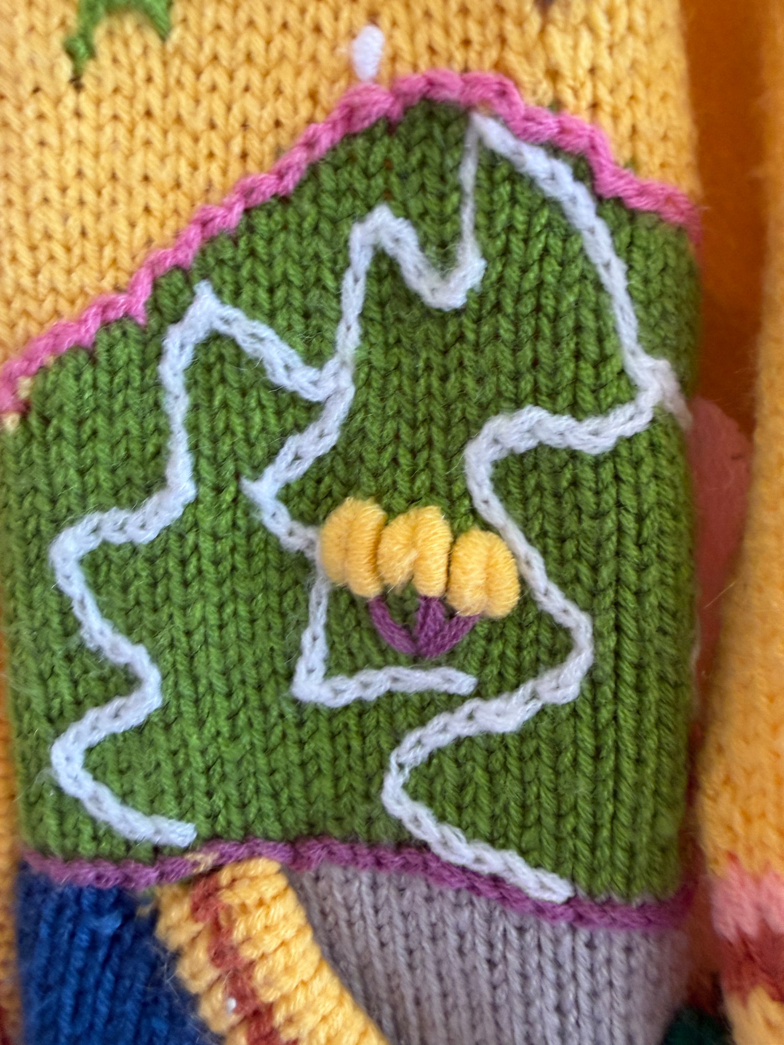 Peruvian Llama Bright Butter Yellow Sweater / 5T