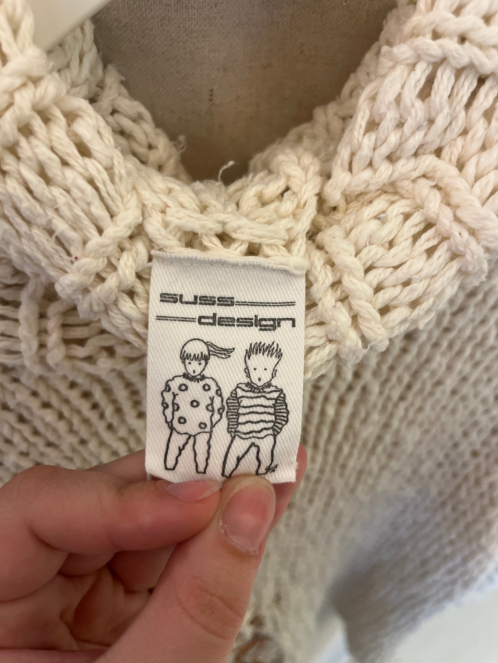 vintage Cream Sweater / 6