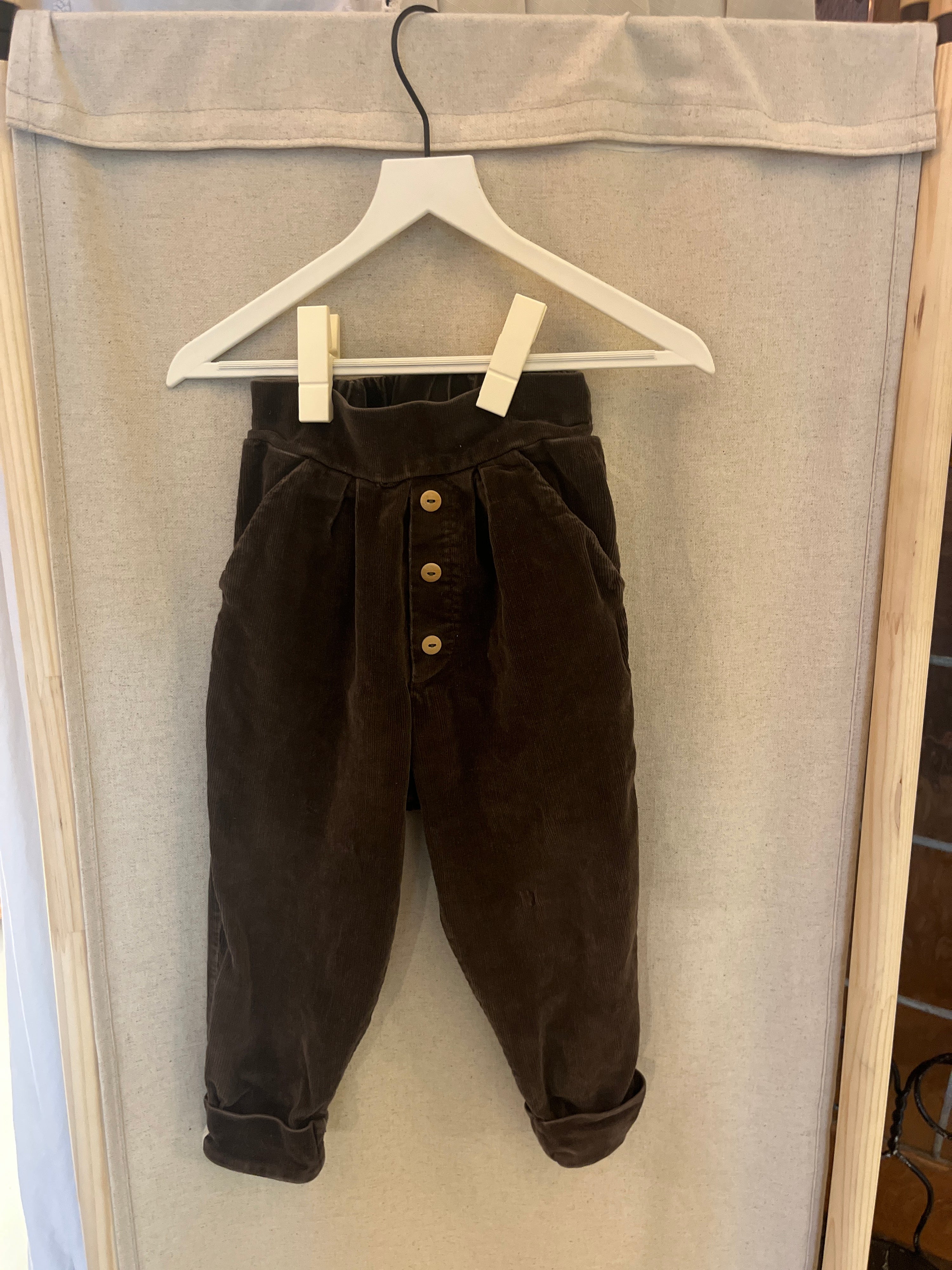 chaboukie Brown Cords / 18-24 months