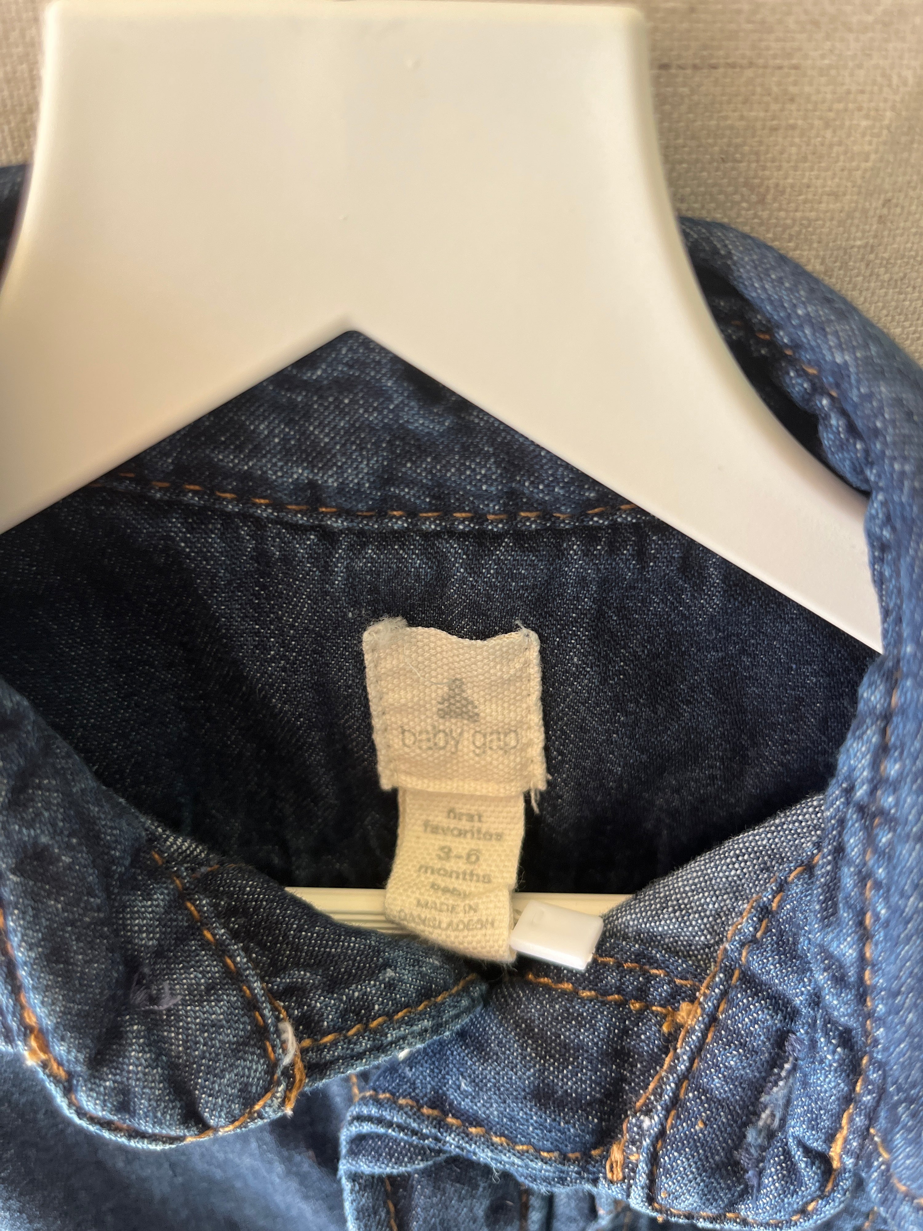 Baby Gap Blue Jumpsuit / 3-6 months