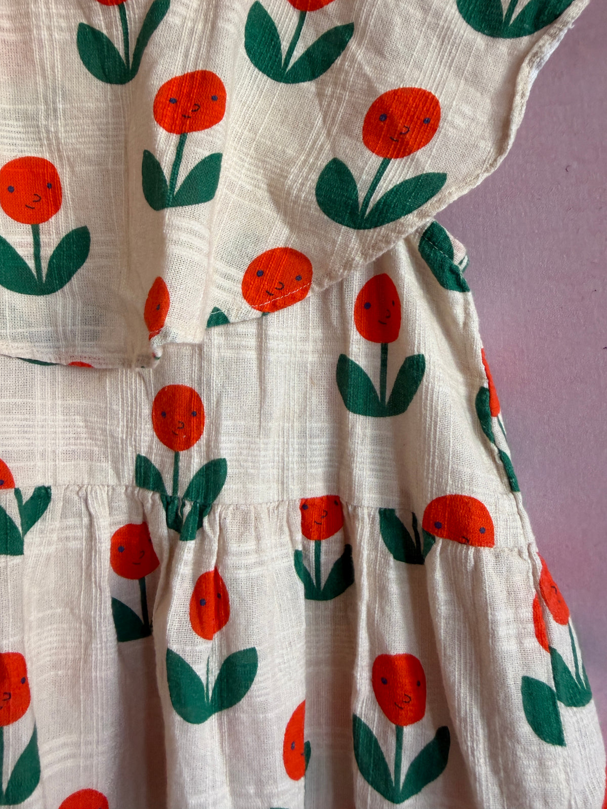 TinyCottons smile tulip dress / 4 (as is)