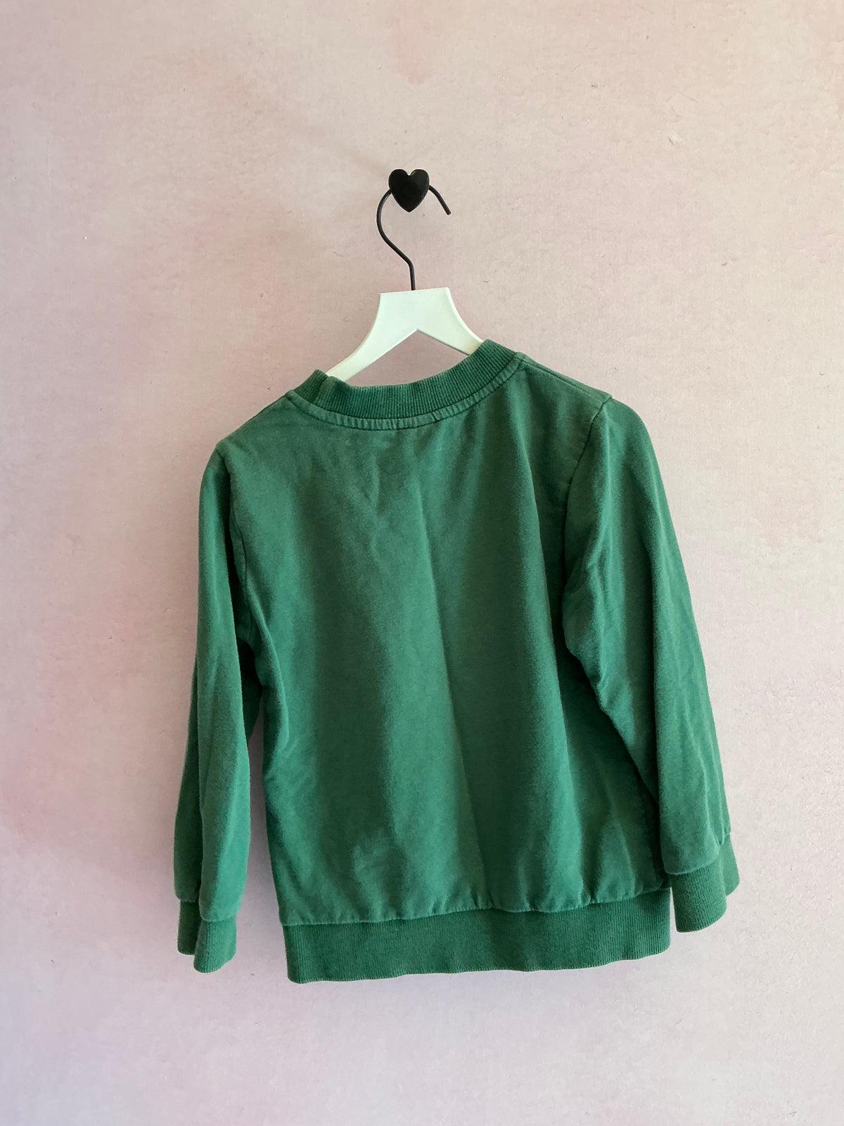 Beetle Applique Cotton Sweatshirt / 4-5