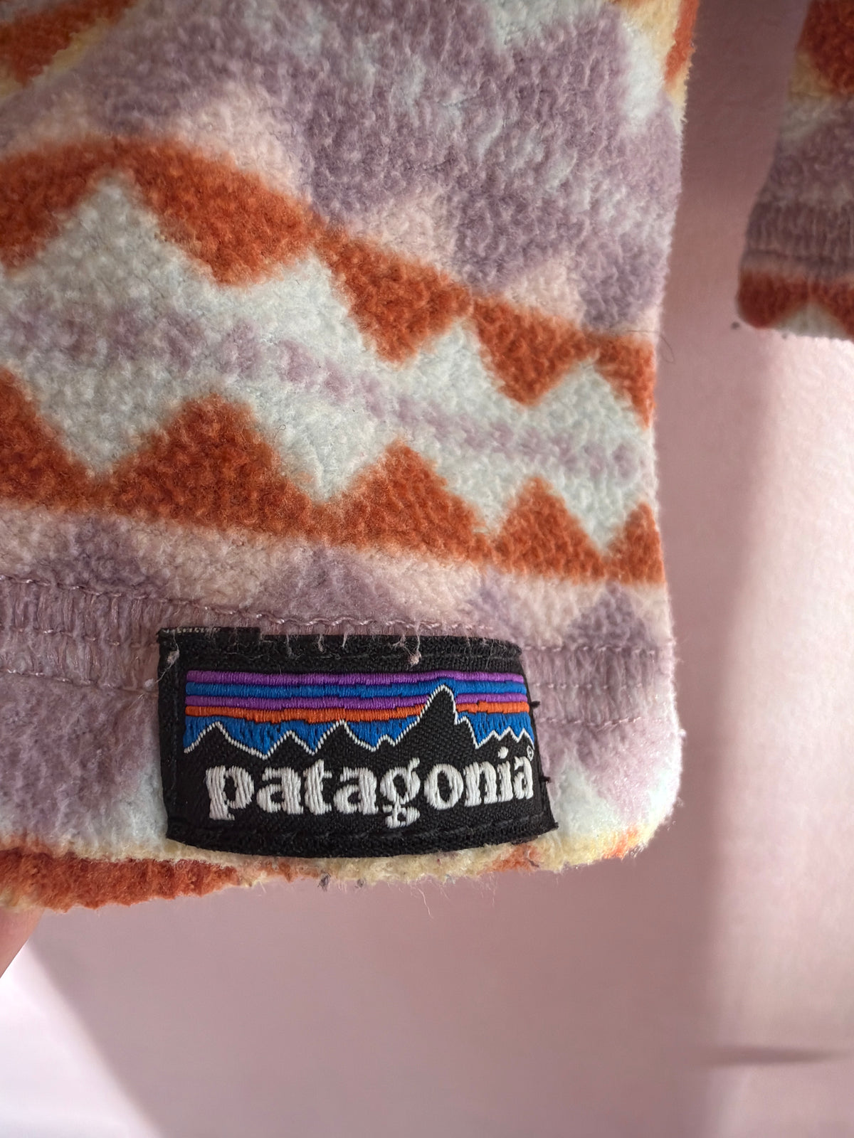 FW25 Patagonia baby micro d crew sweater in salmon energy Sweater / 5T