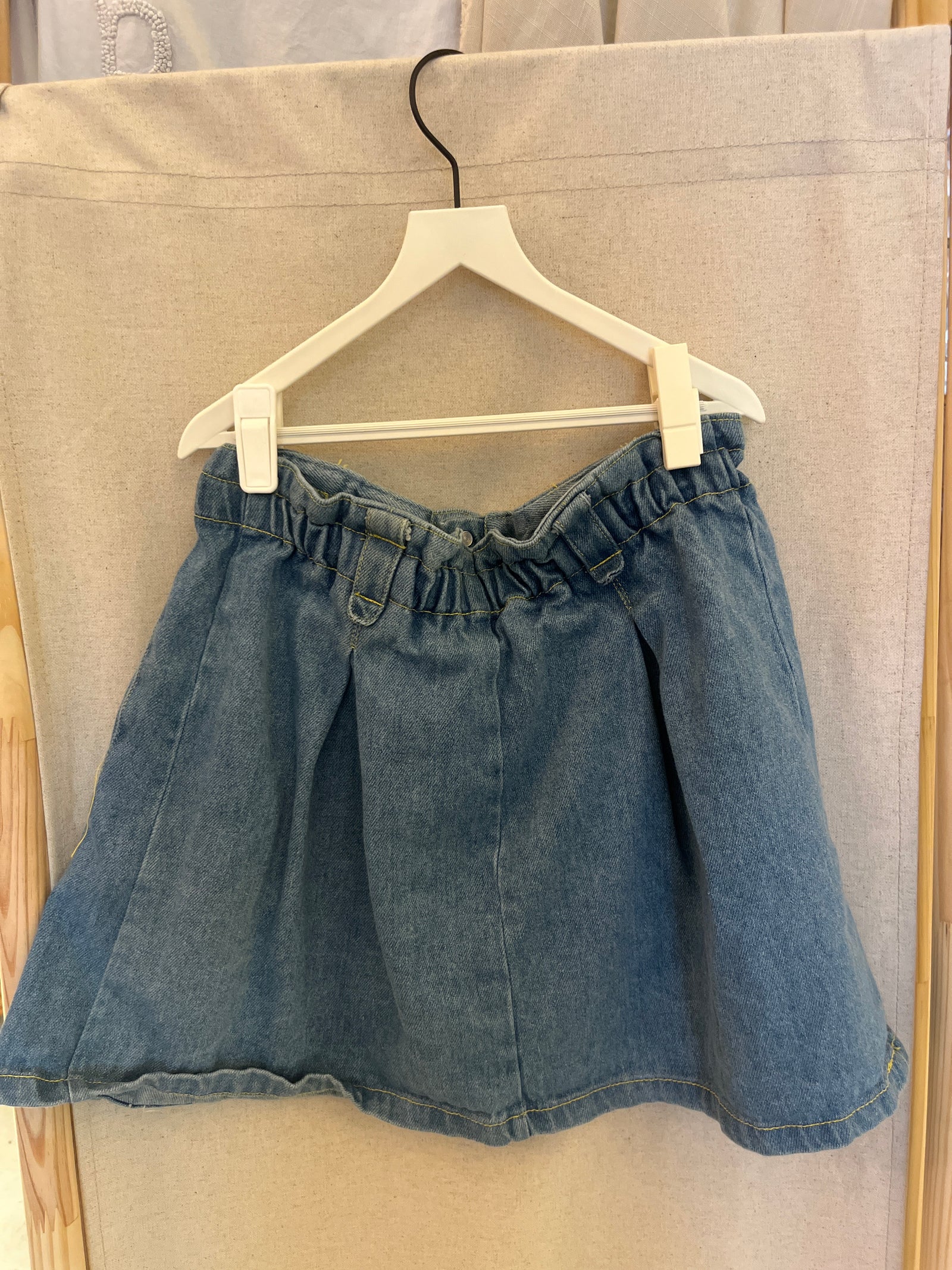 vintage french denim skirt / 6