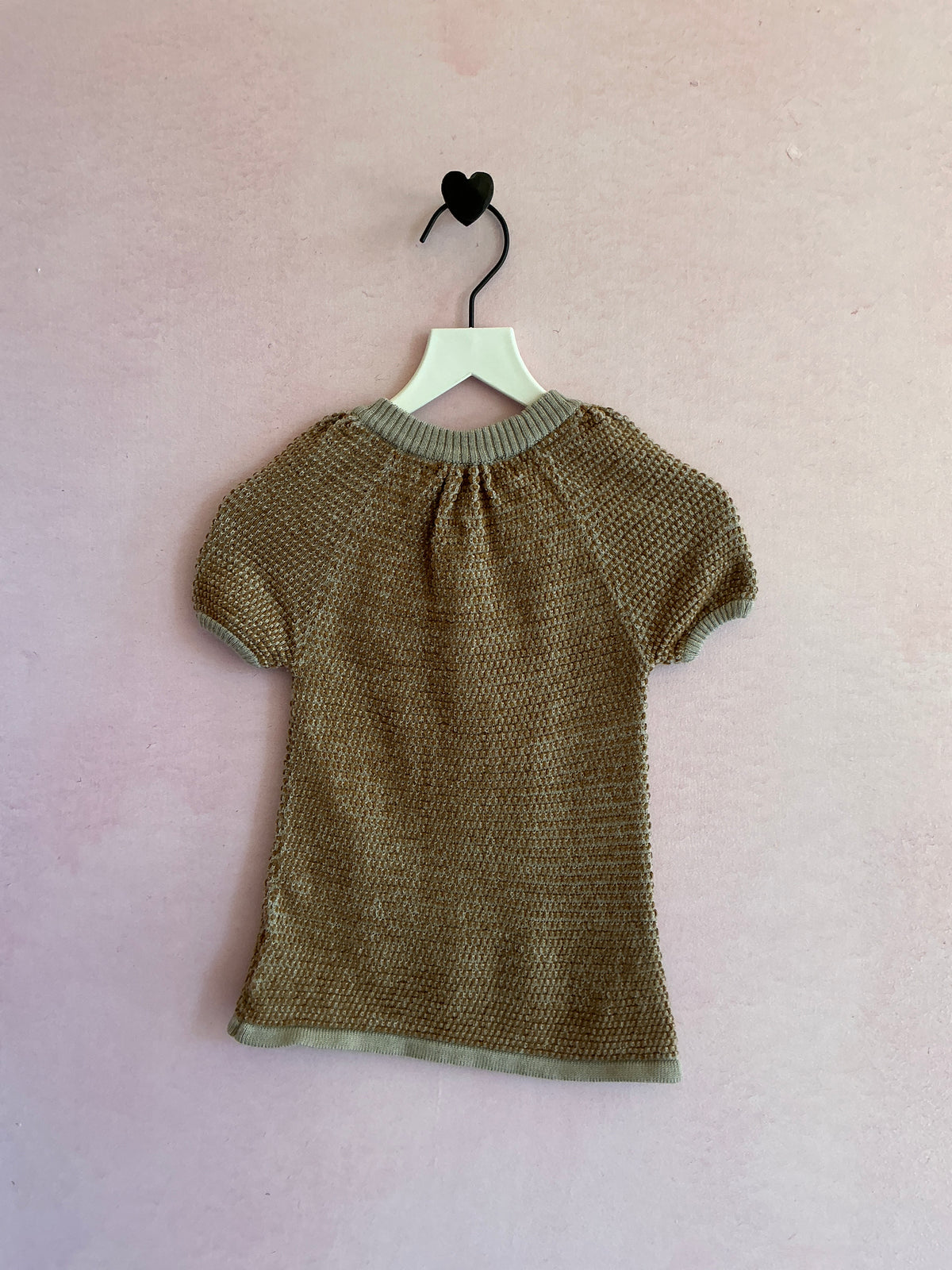 Lili & the Funky Boys Caramel Knit Dress / 12 months