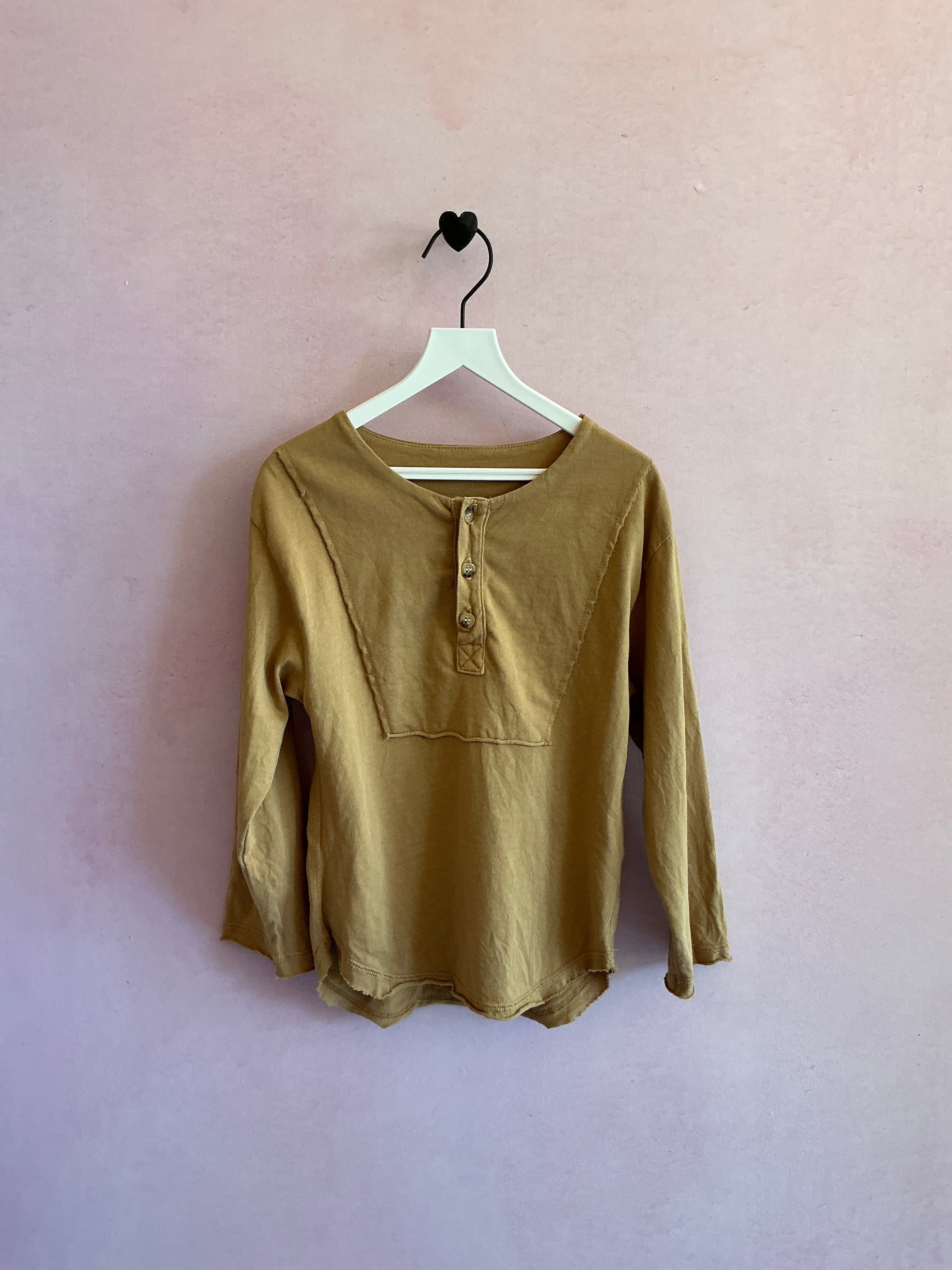 Nico Nico Tan Cut & Sew Long Sleeve Shirt / 2