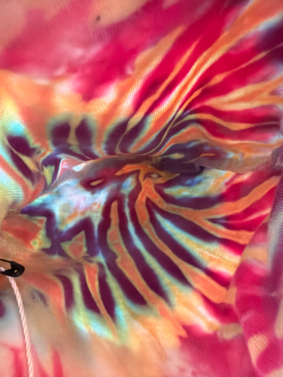 Psychedelic Sherbet Tie Dye Beanie / 0-12 months
