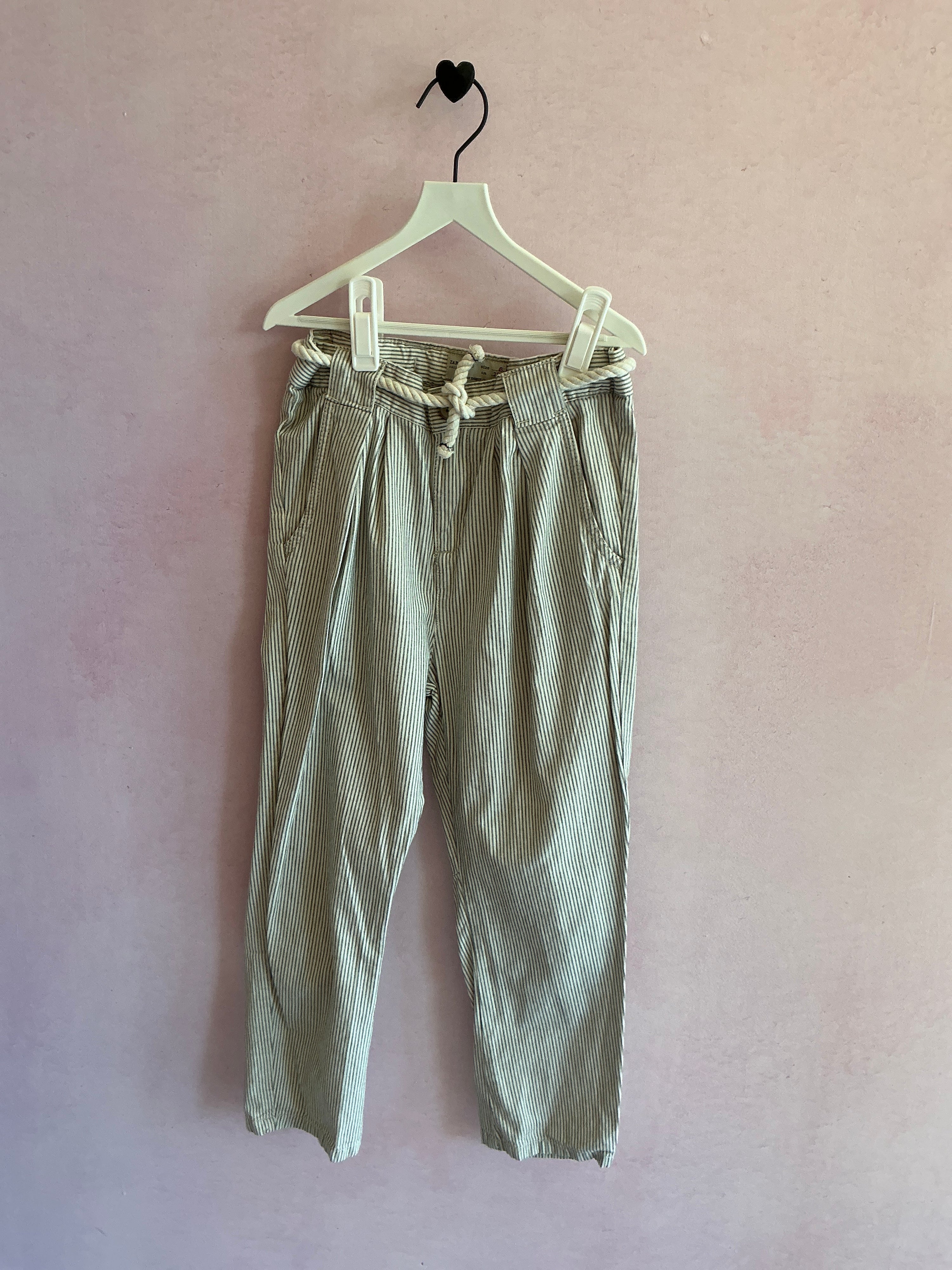 Zara gray striped Pants / 8