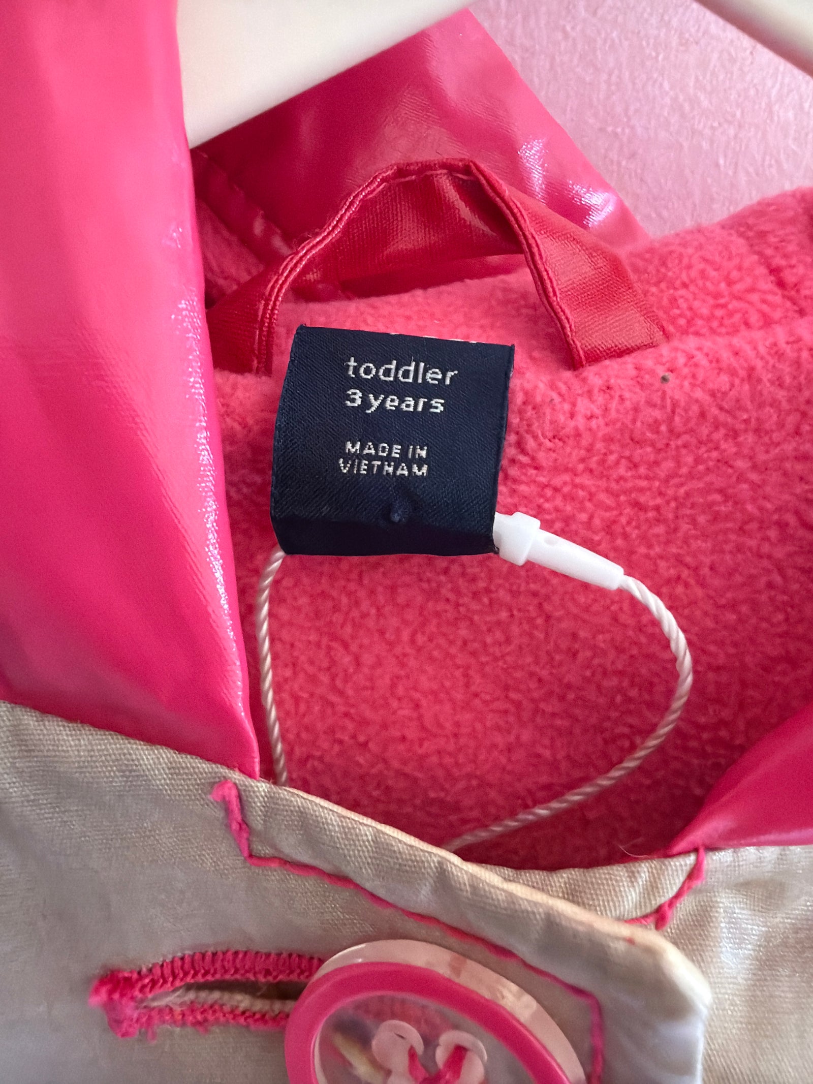 Gap Water Resistant Hooded Rain Jacket for Girls / 3T