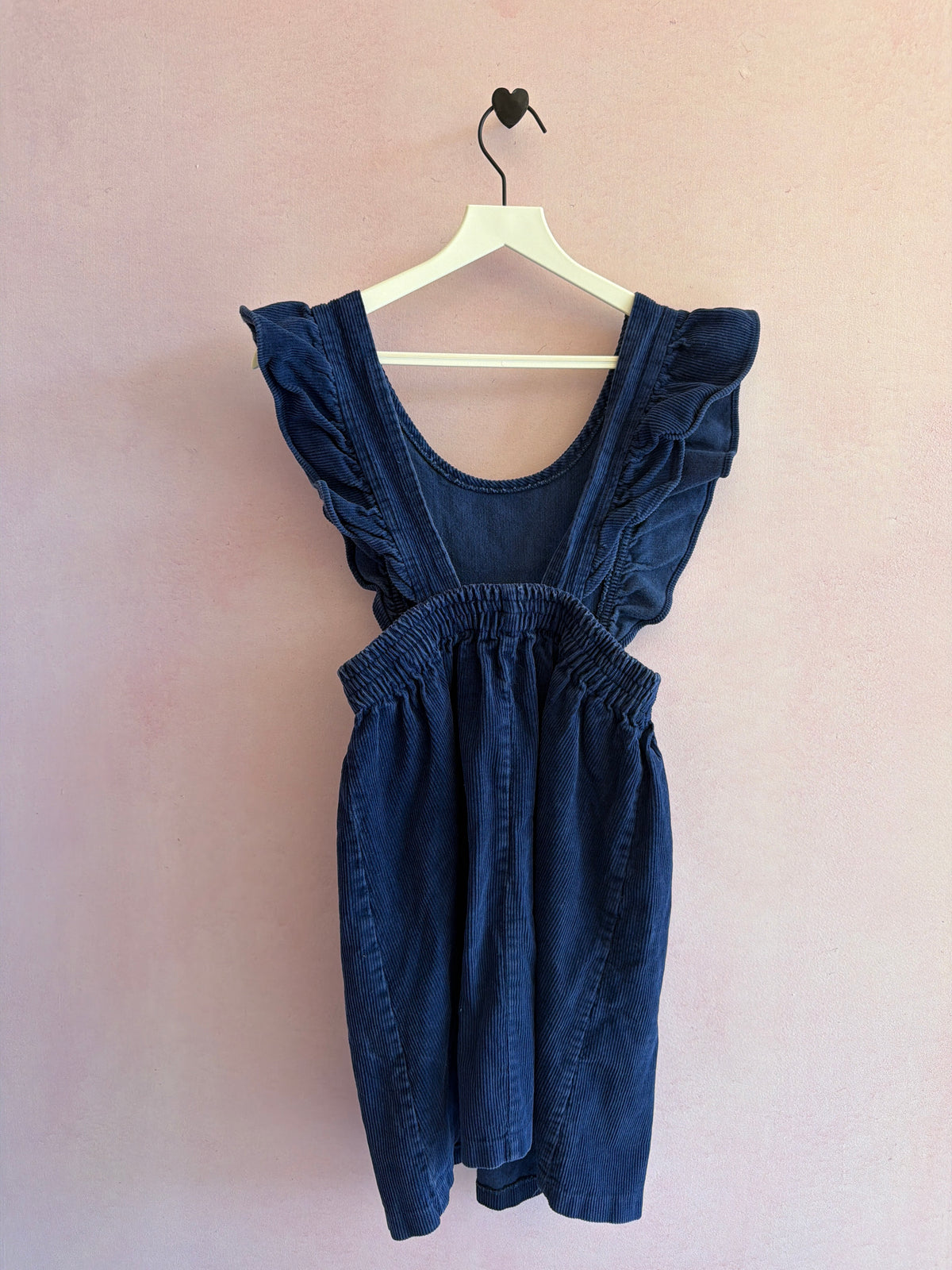 vintage Navy Cord pinafore dress / 8 – small talk city