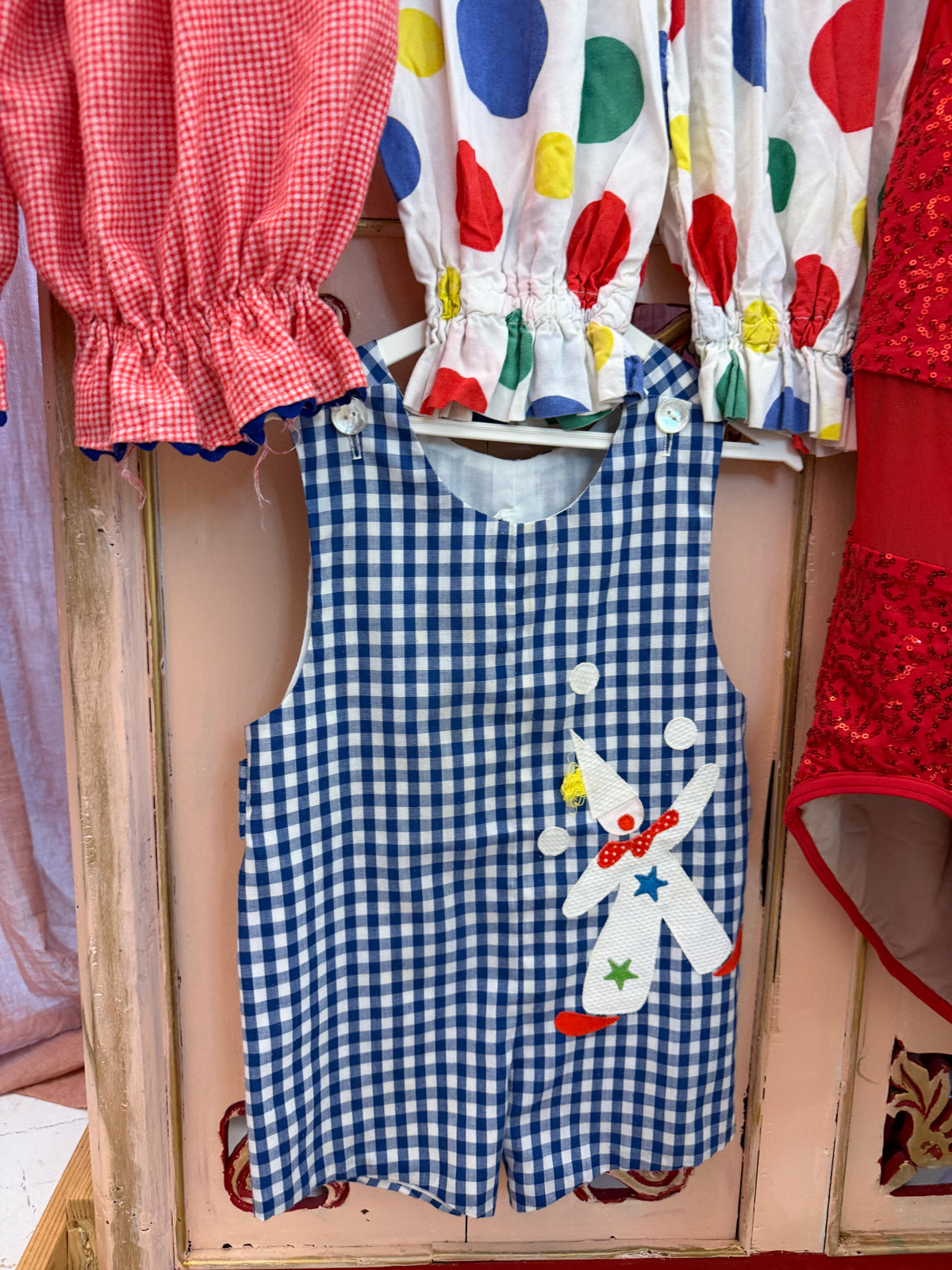 vintage Clown Jumpsuit / 4T