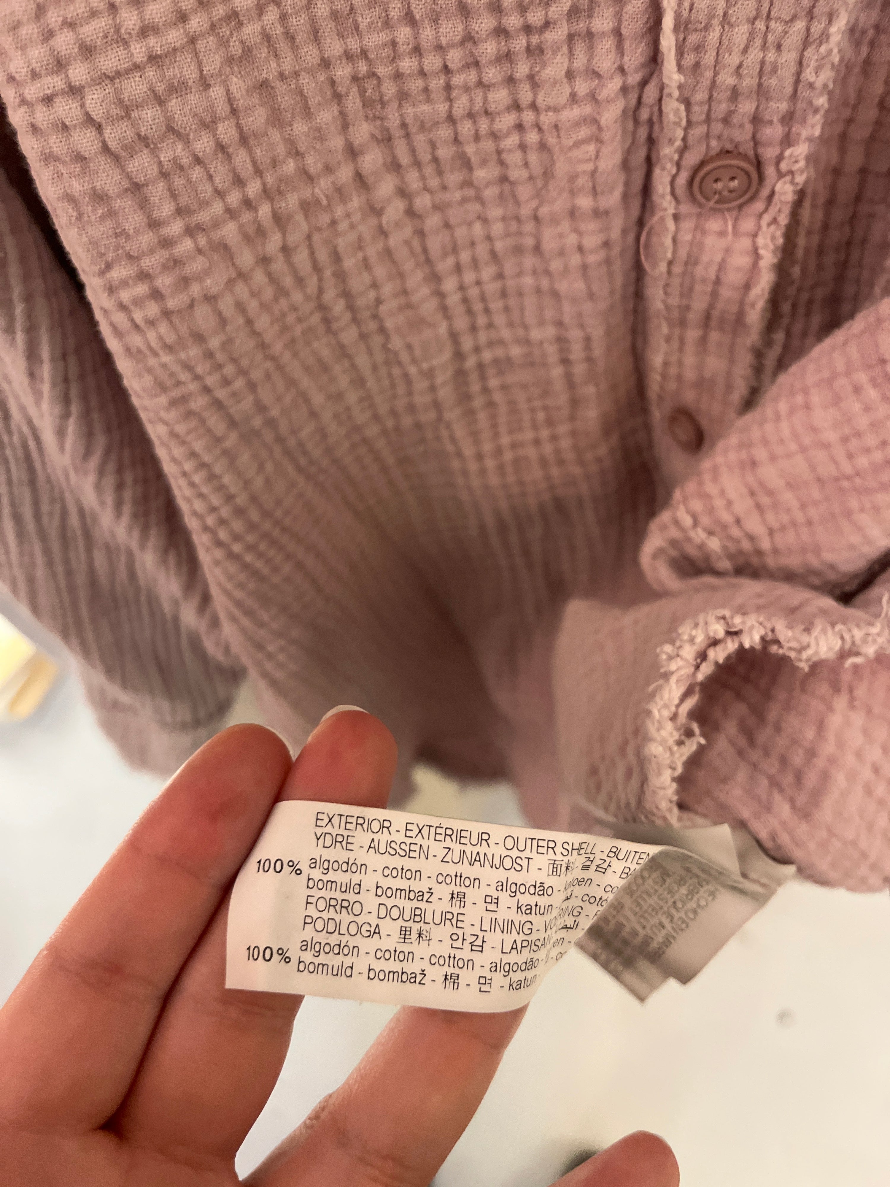Zara Lavender Top / 6-7 Years