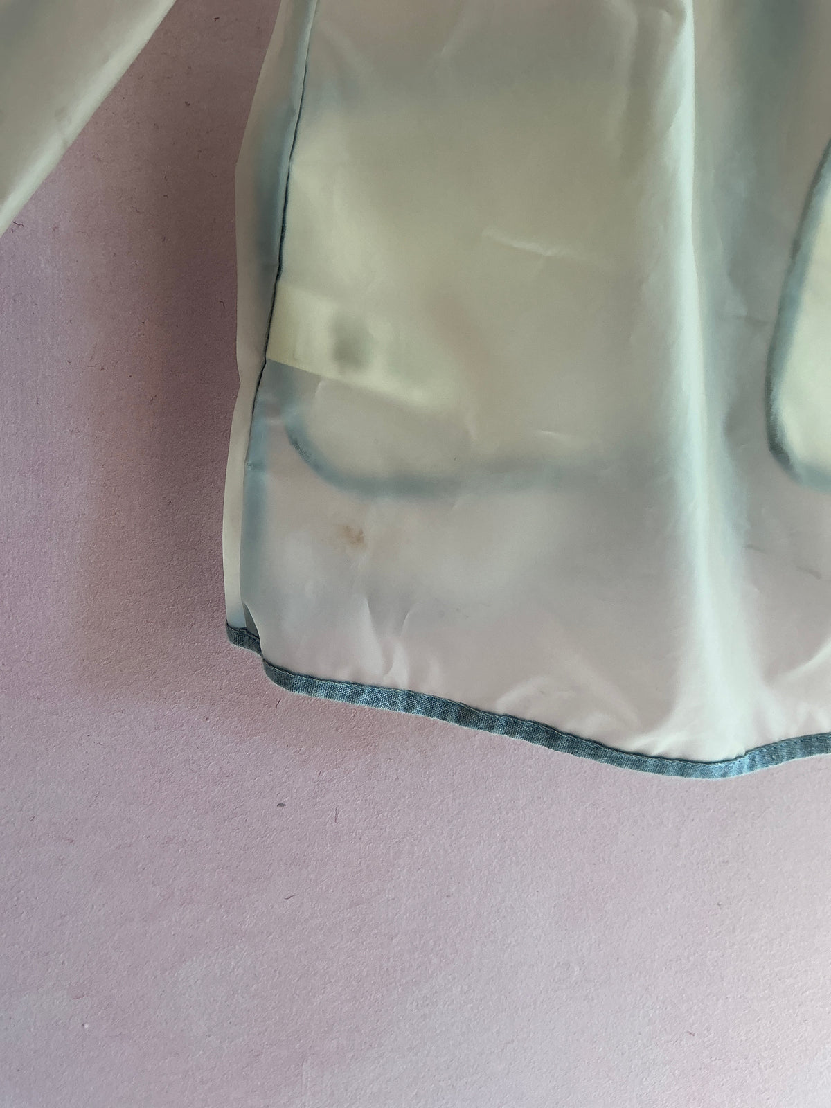 NATALYS Translucent Light Blue rain coat / 12 months