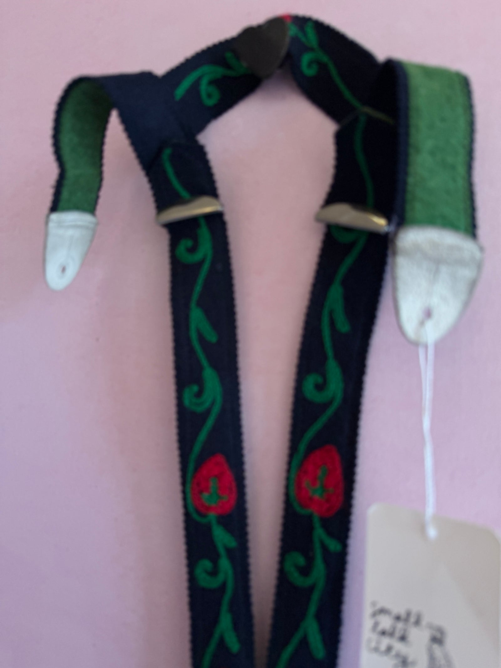 vintage handmade suspenders