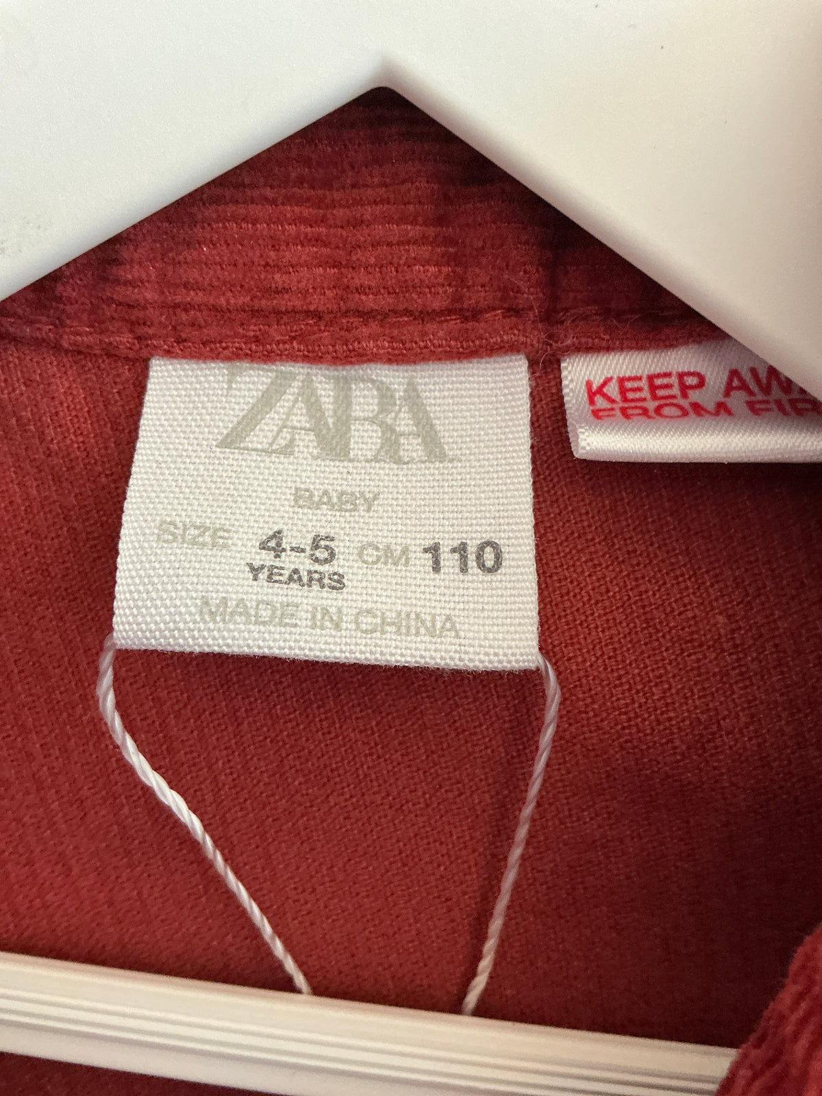 Zara Rust Shacket / 4-5 years