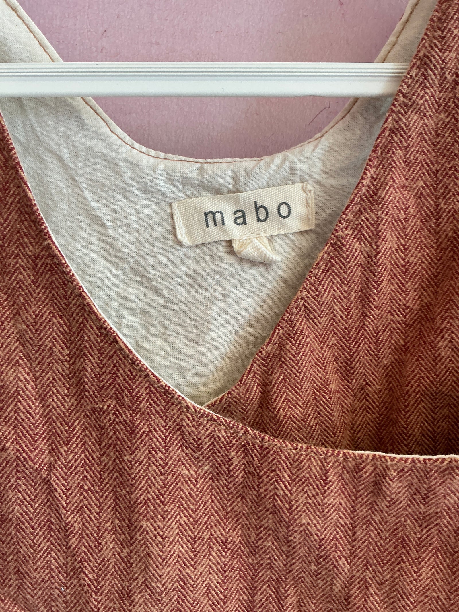 mabo rust dress / 12 months