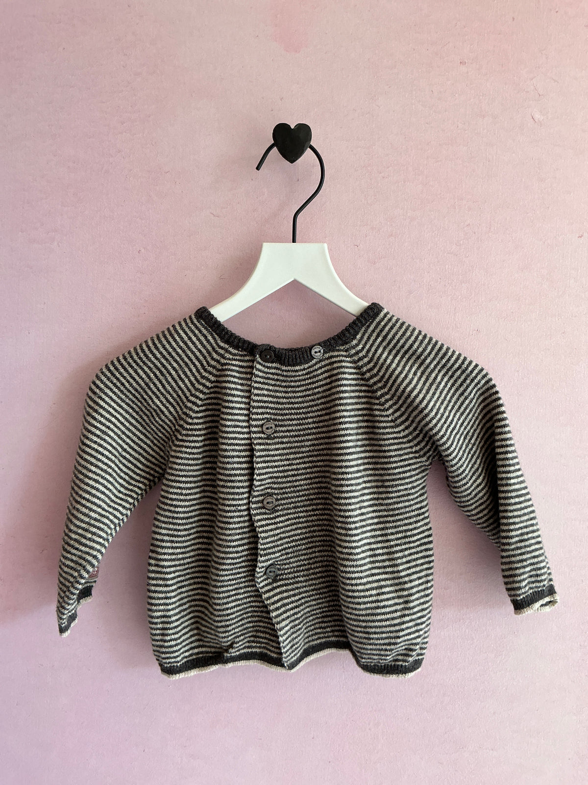 Sergent Major Black and white Sweater / 6-9 months