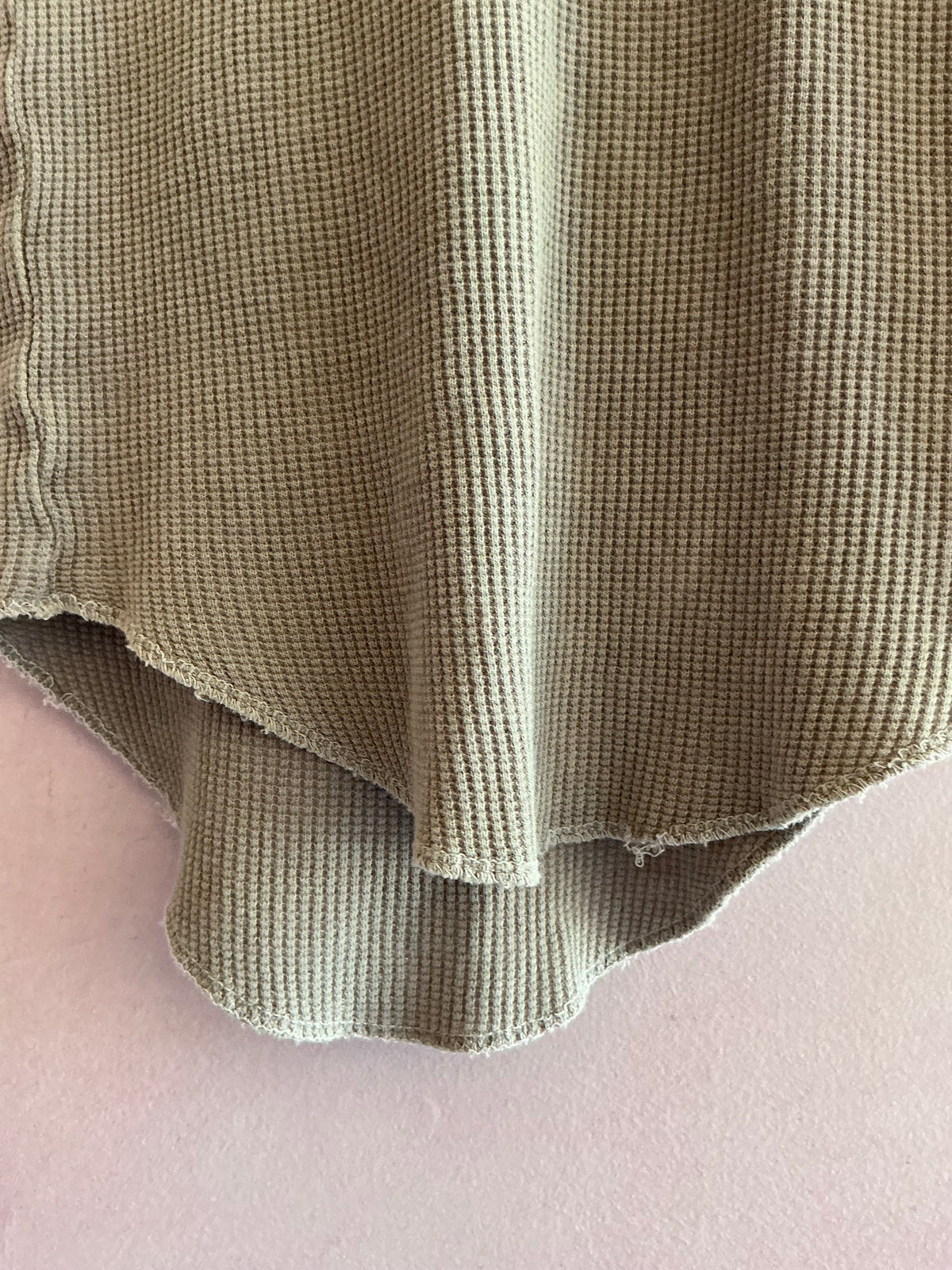 Rudy Jude Taupe Thermal Waffle Tank / Youth Medium
